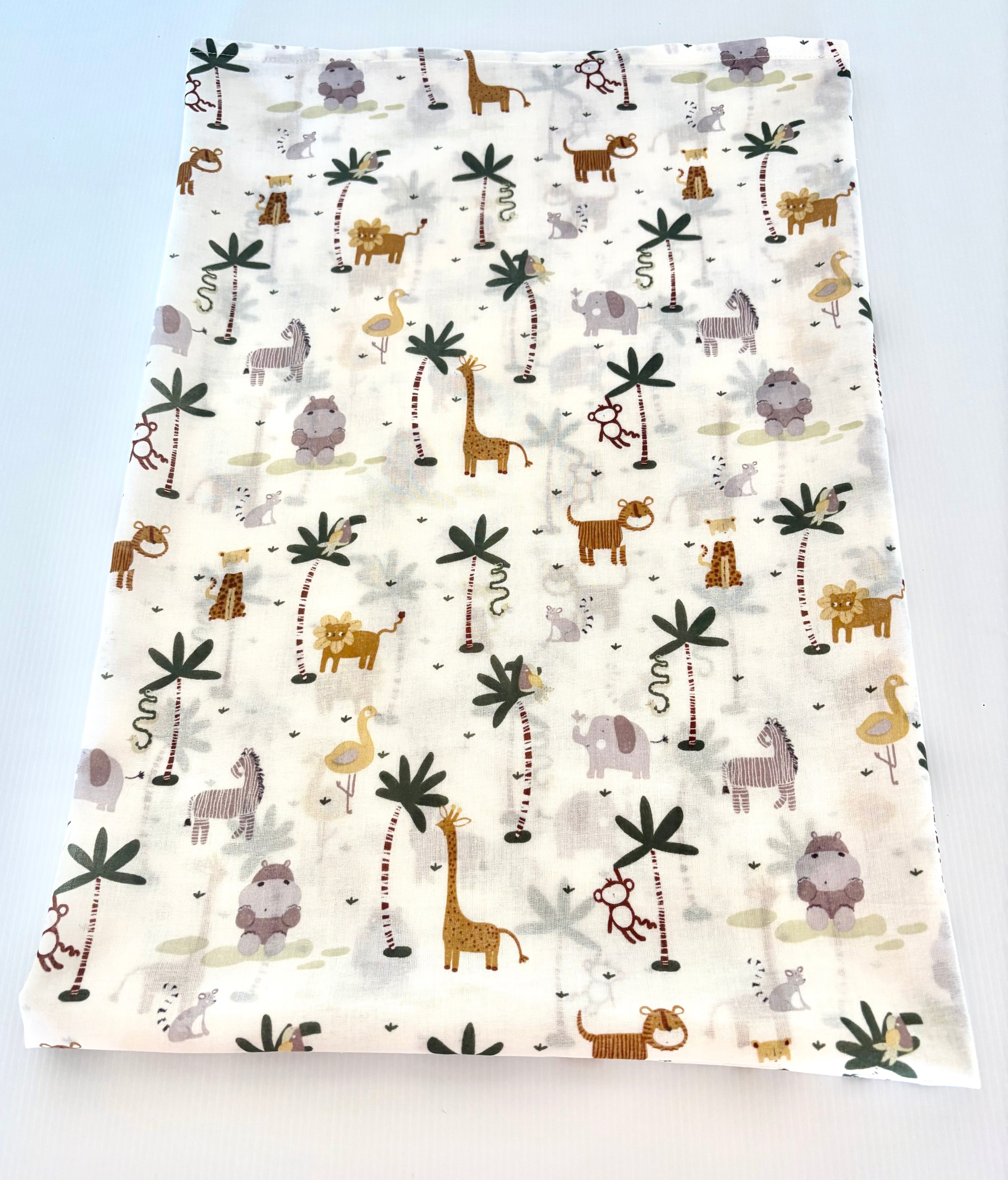 Jungle Friends Muslin Wrap