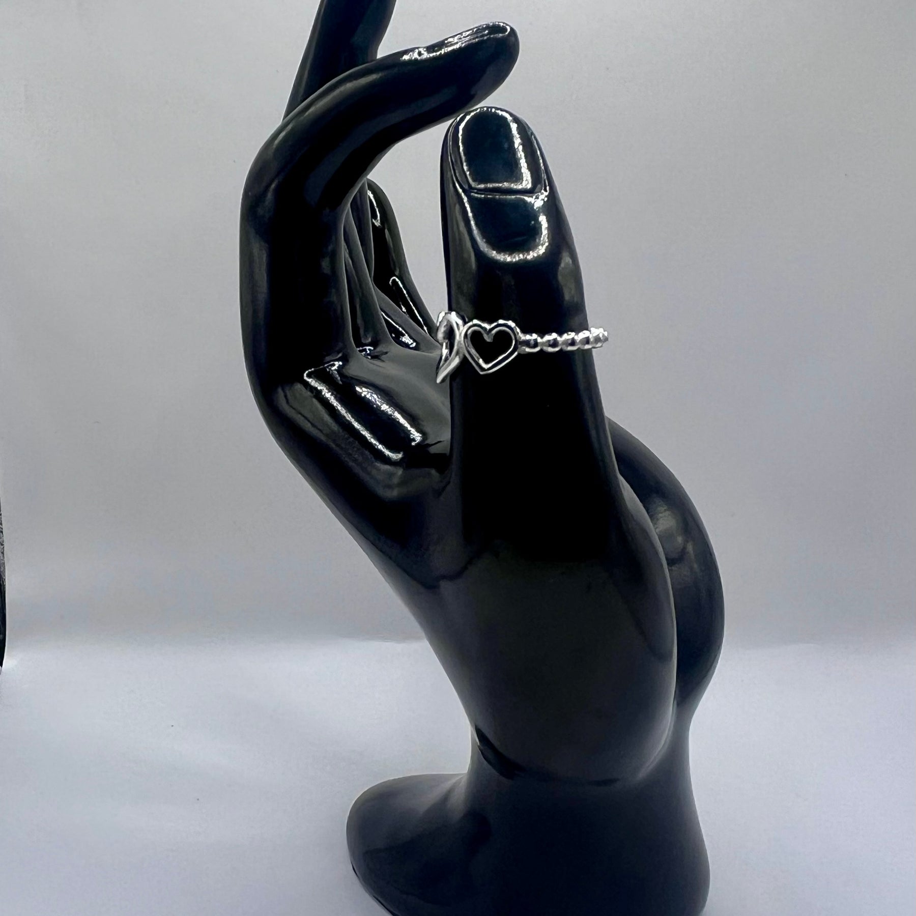 Triple heart 925 Silver Ring