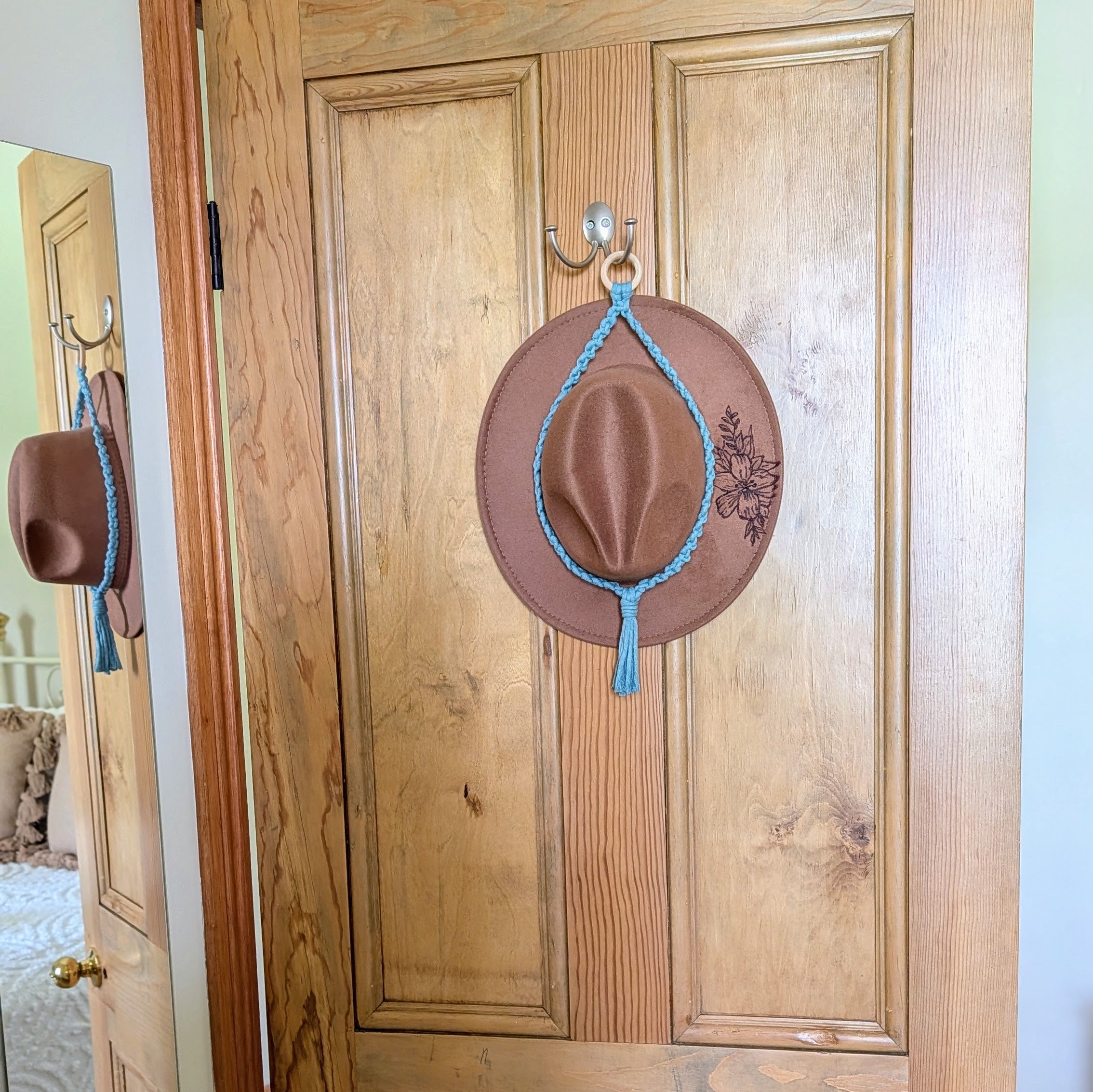 Kemena Single & Double Macrame Hat Hanger