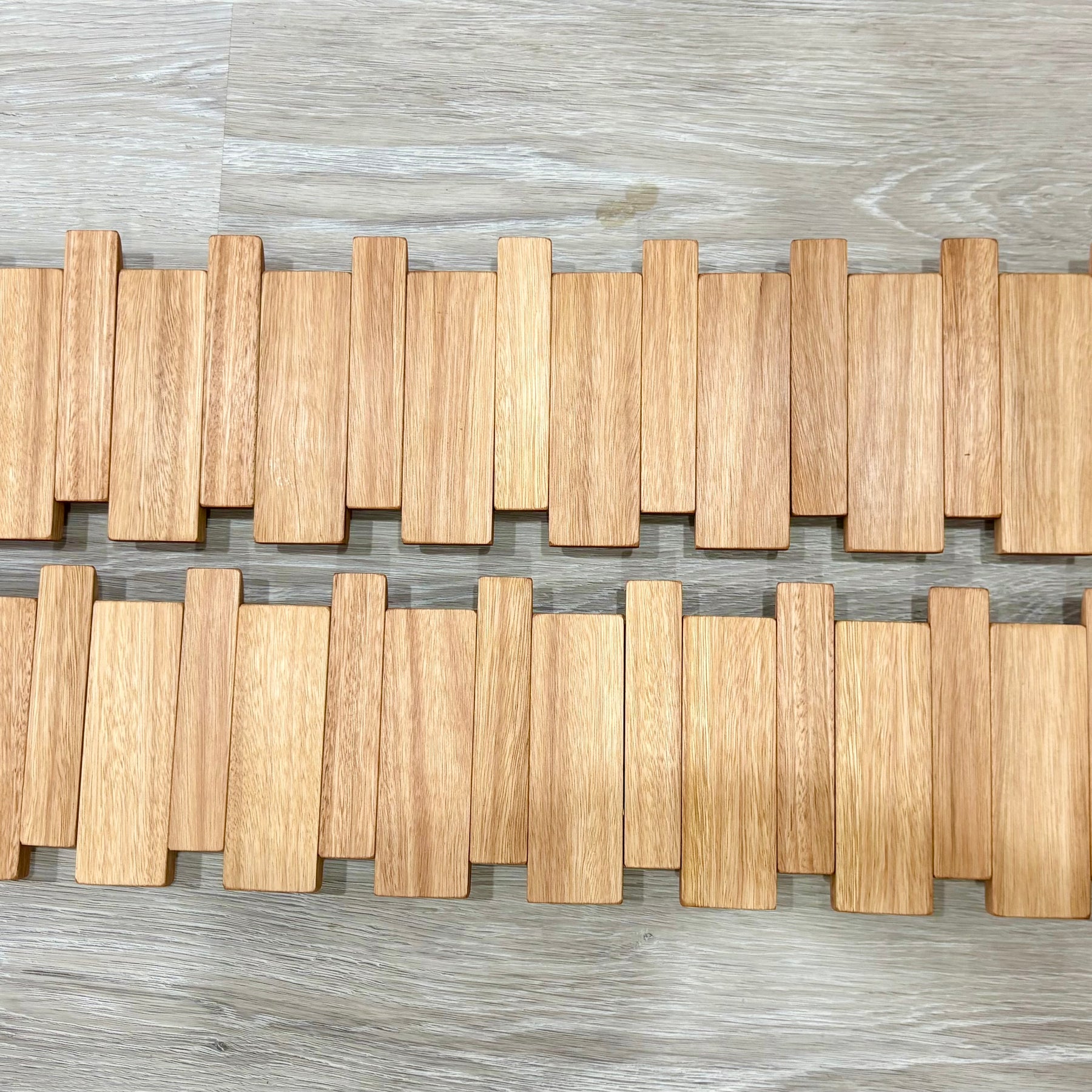 No.2 Tasmanian oak Piano style Coatrack