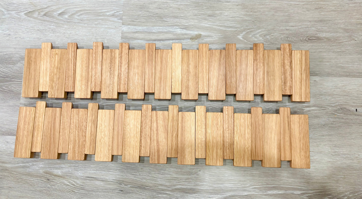 No.2 Tasmanian oak Piano style Coatrack