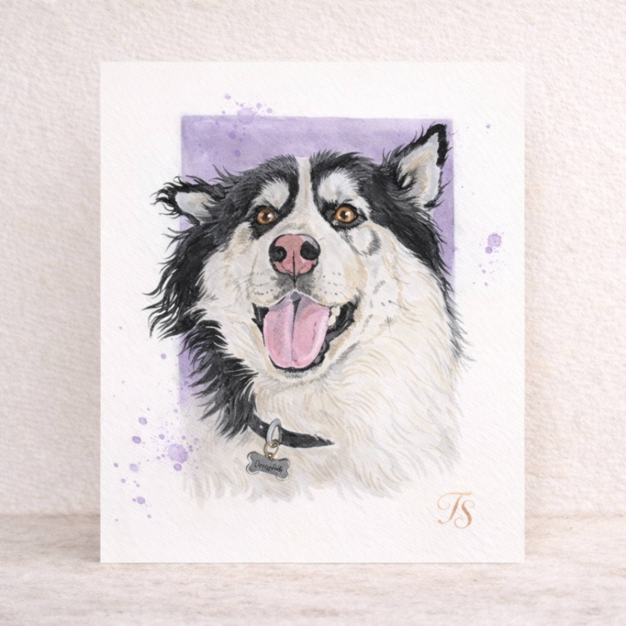 Pet Portrait Watercolour – Soul Imprint (Intuitive Animal Connection)