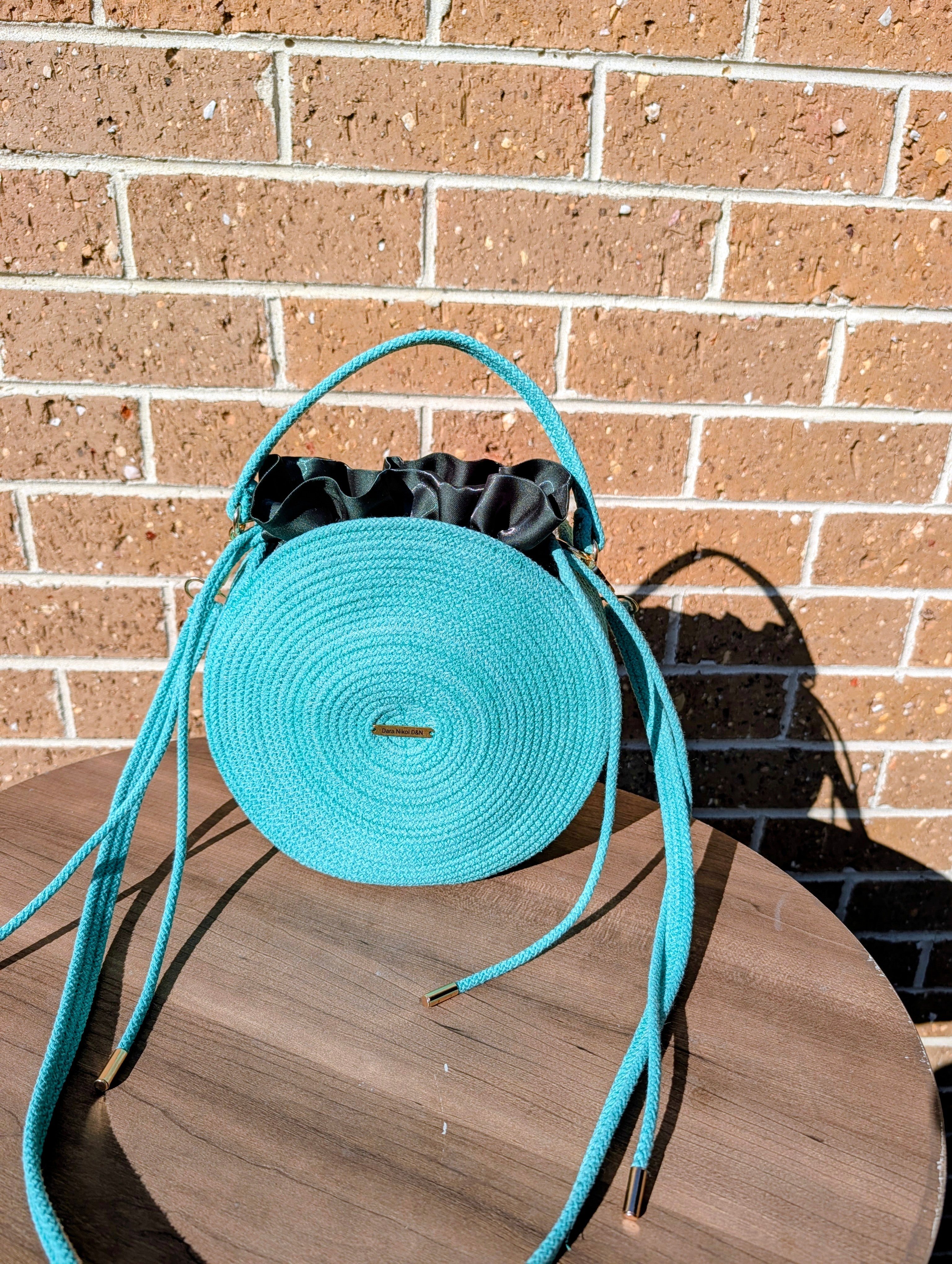 "Victoria" (M) Handmade Cotton Cord Bag