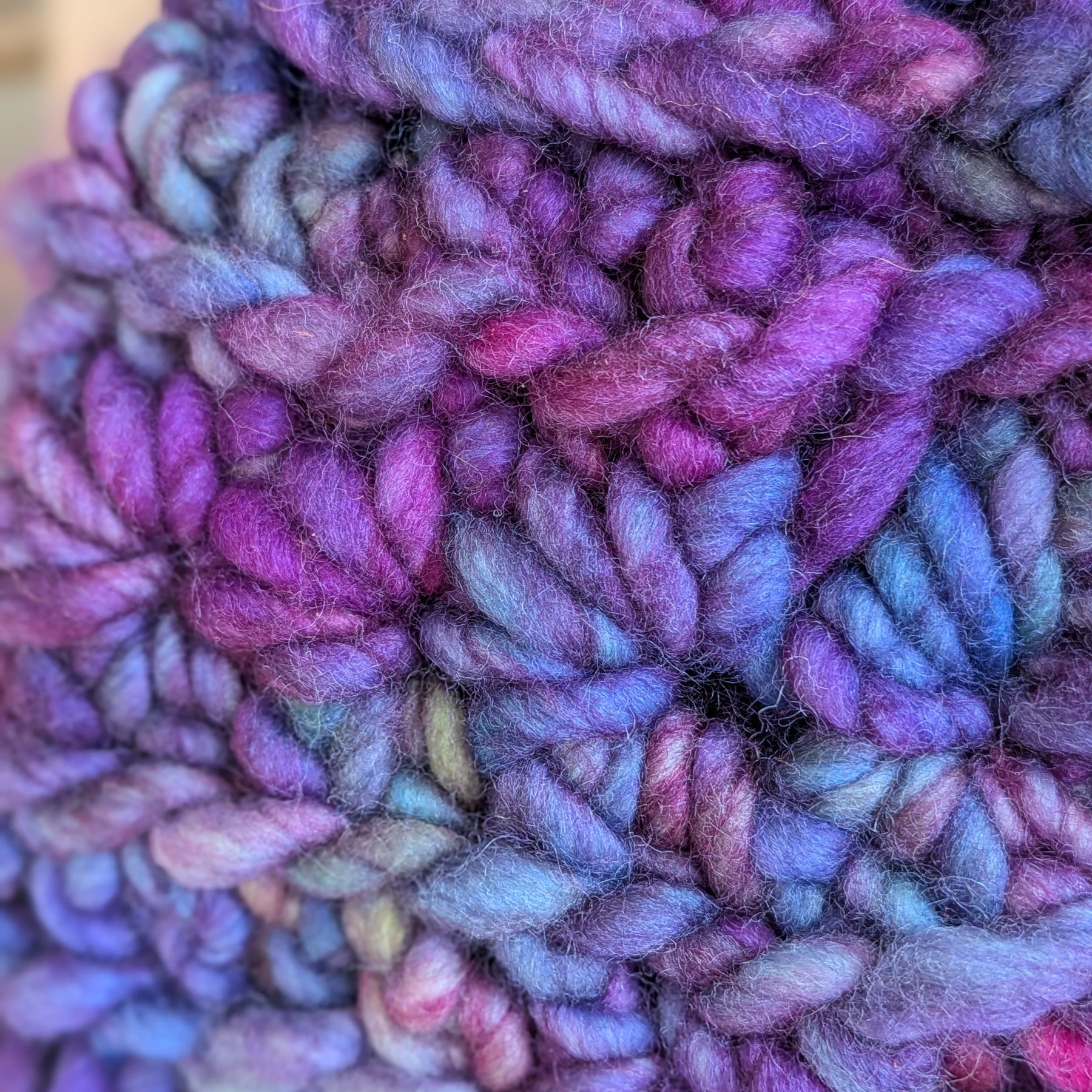 Merino Adult Beanie Purple