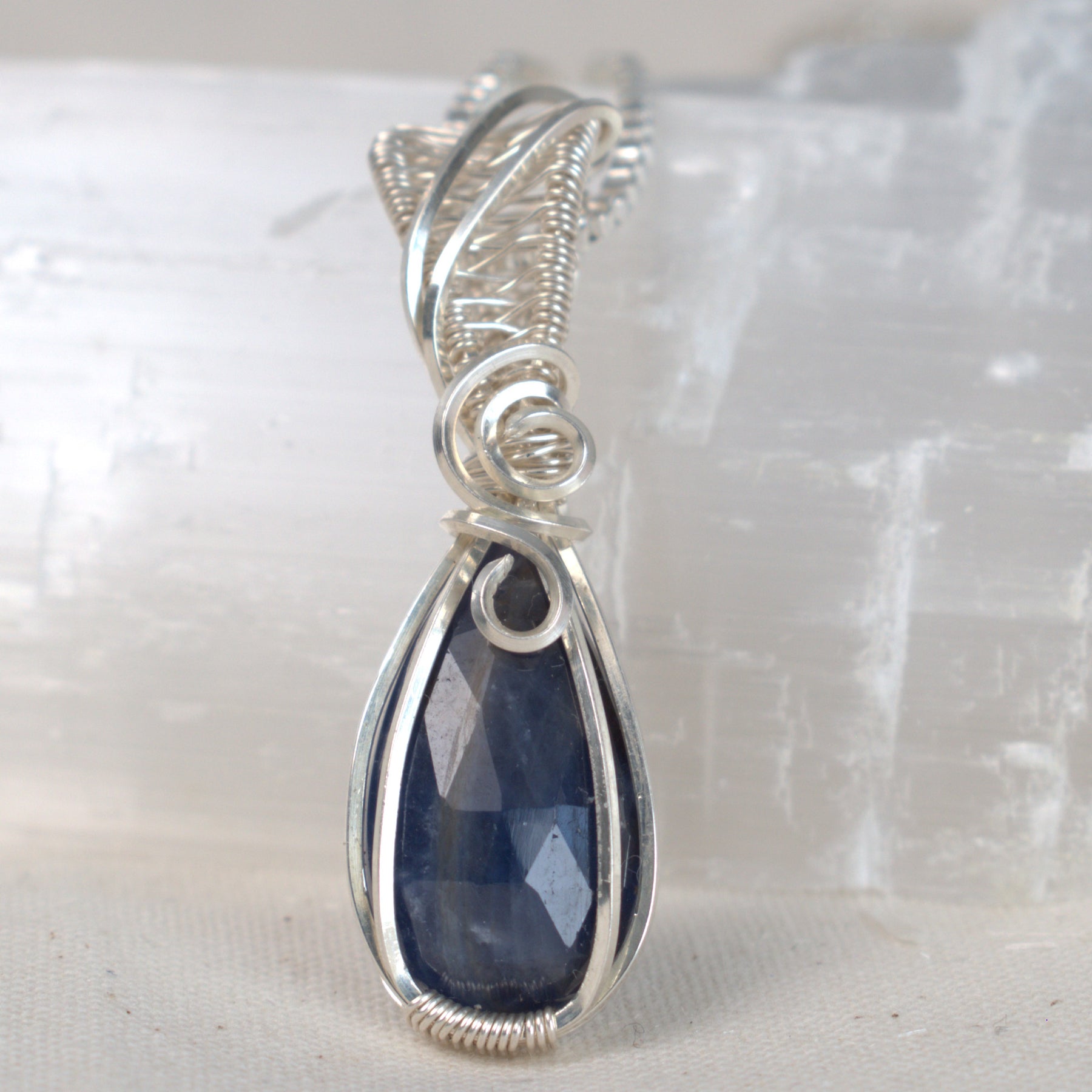 Into the Night - Sapphire Keepsake Pendant, September Birthstone
