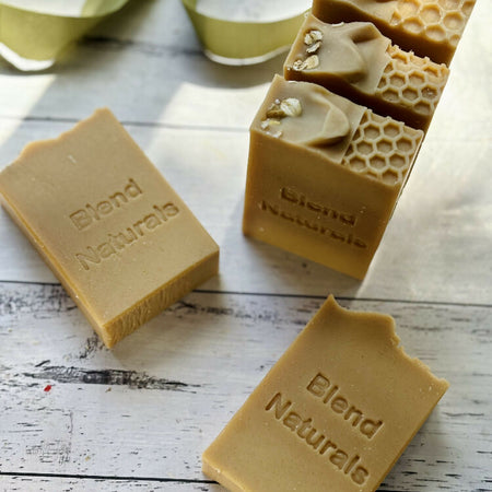 Goatsmilk, Oats and Honey Handcrafted Natural Soap Bar