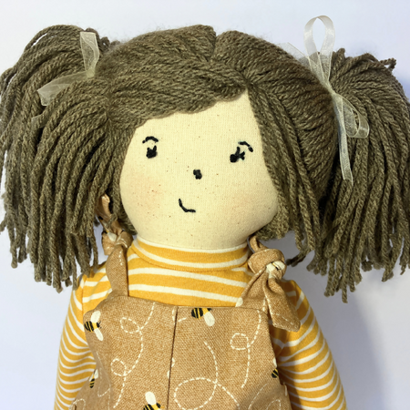 Handmade Cloth Doll| Fun Size,14 Inches| Mimi