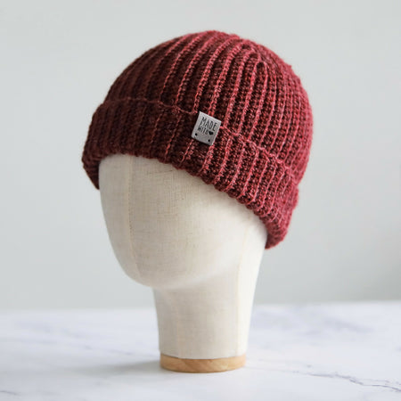 Rib Beanie | Adult | Pure Wool