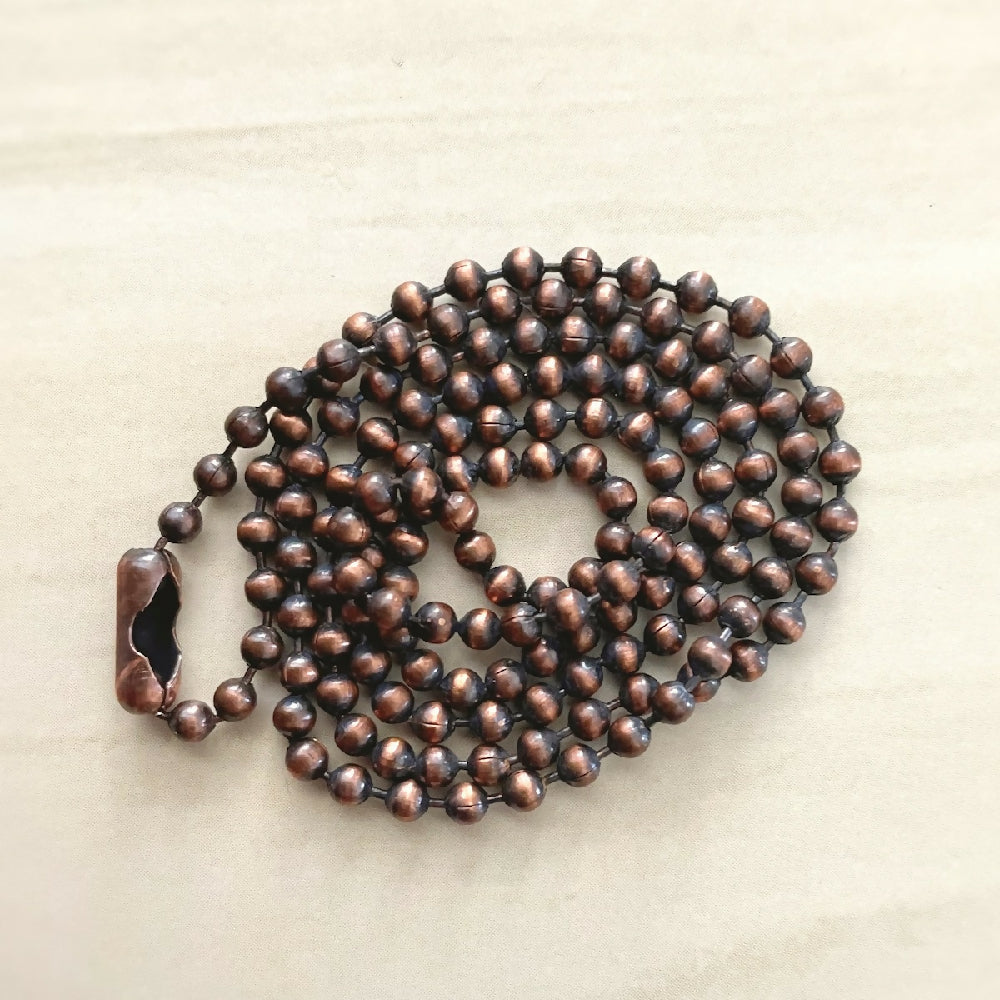 Antiqued Copper Ball Chain