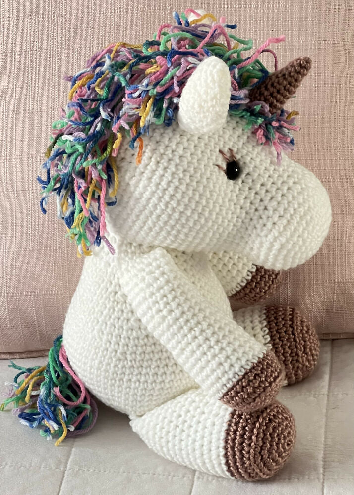 Umaiza the Unicorn Crochet Soft Toy