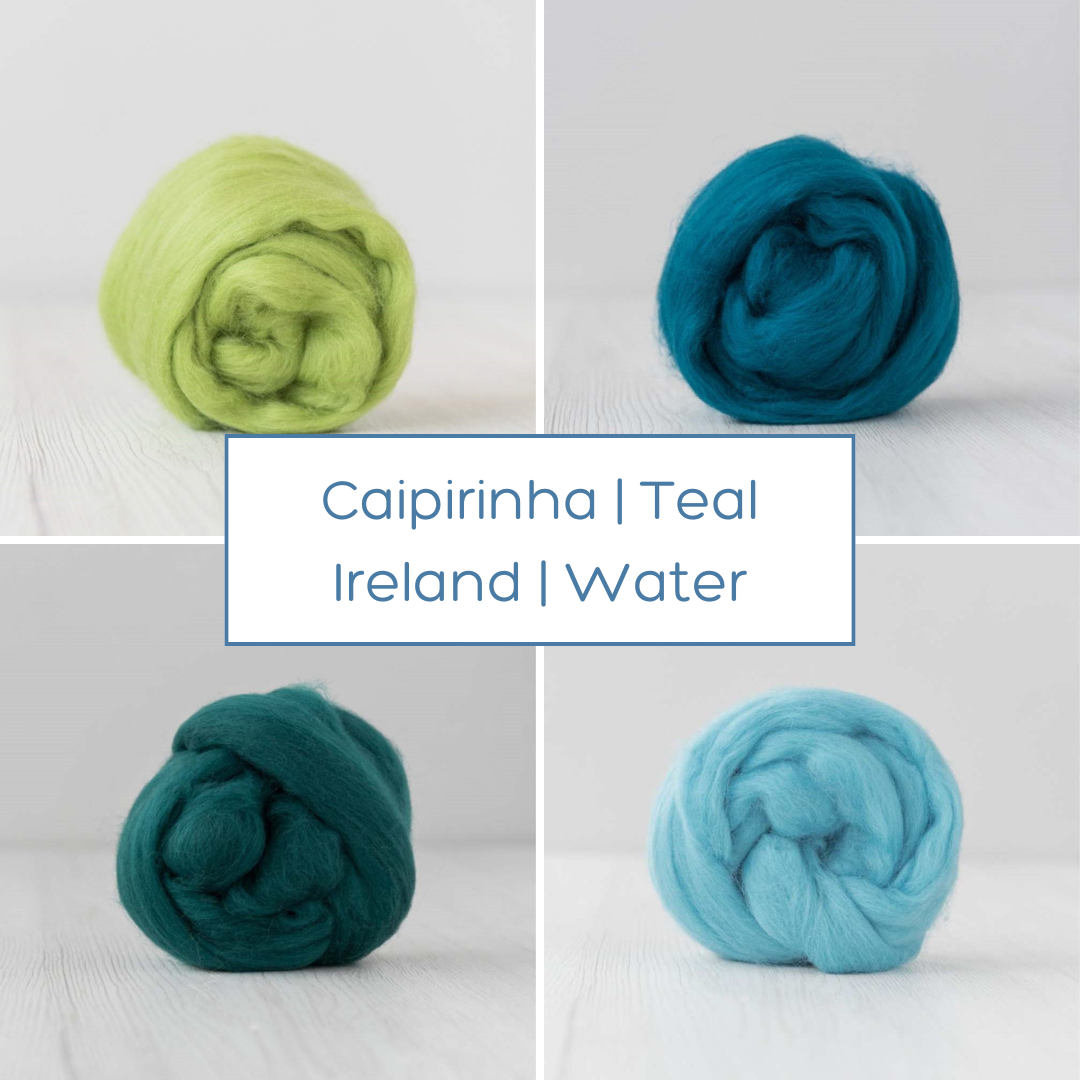 Corriedale Combed Top, Felting & Spinning Wool Roving