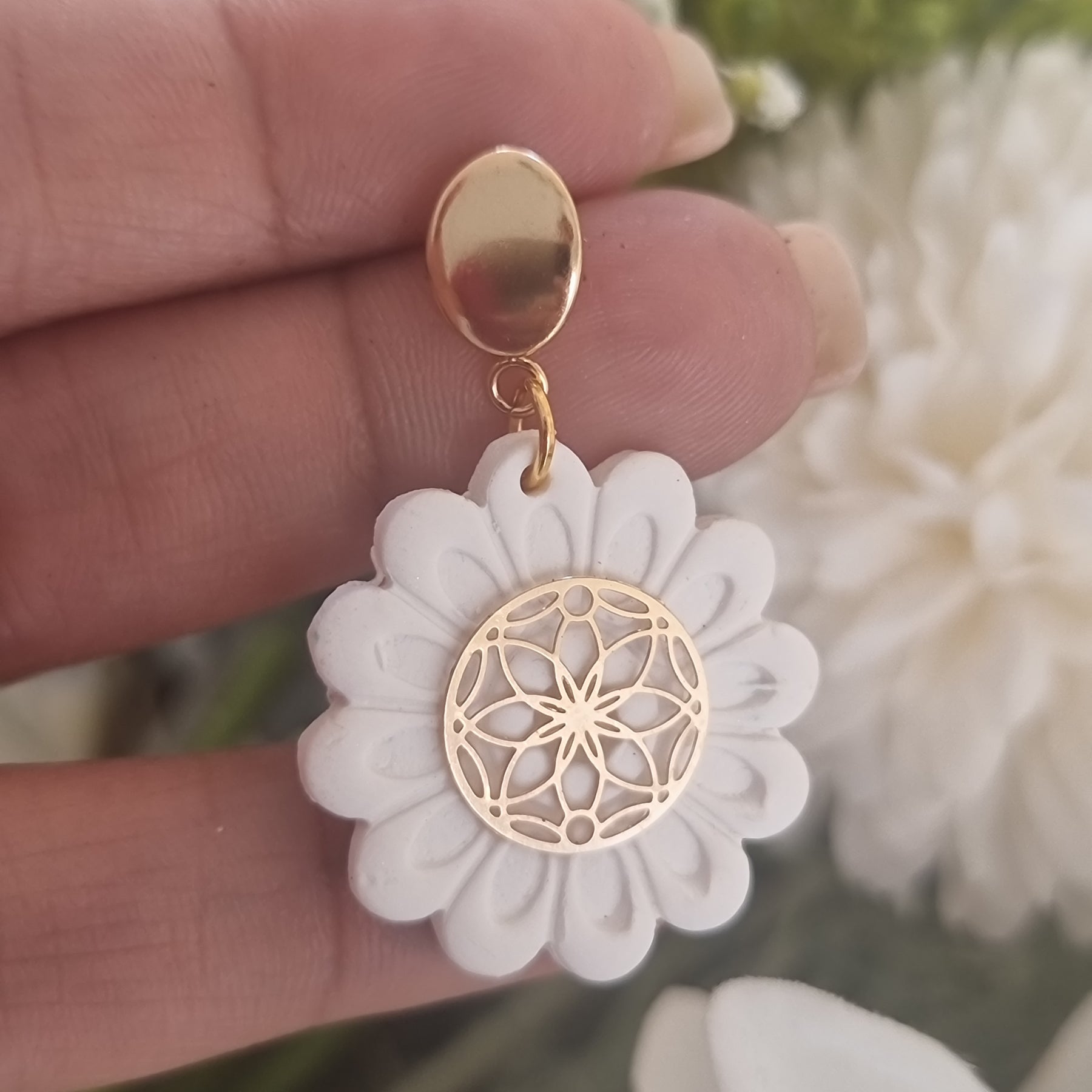 Golden bloom Dangles