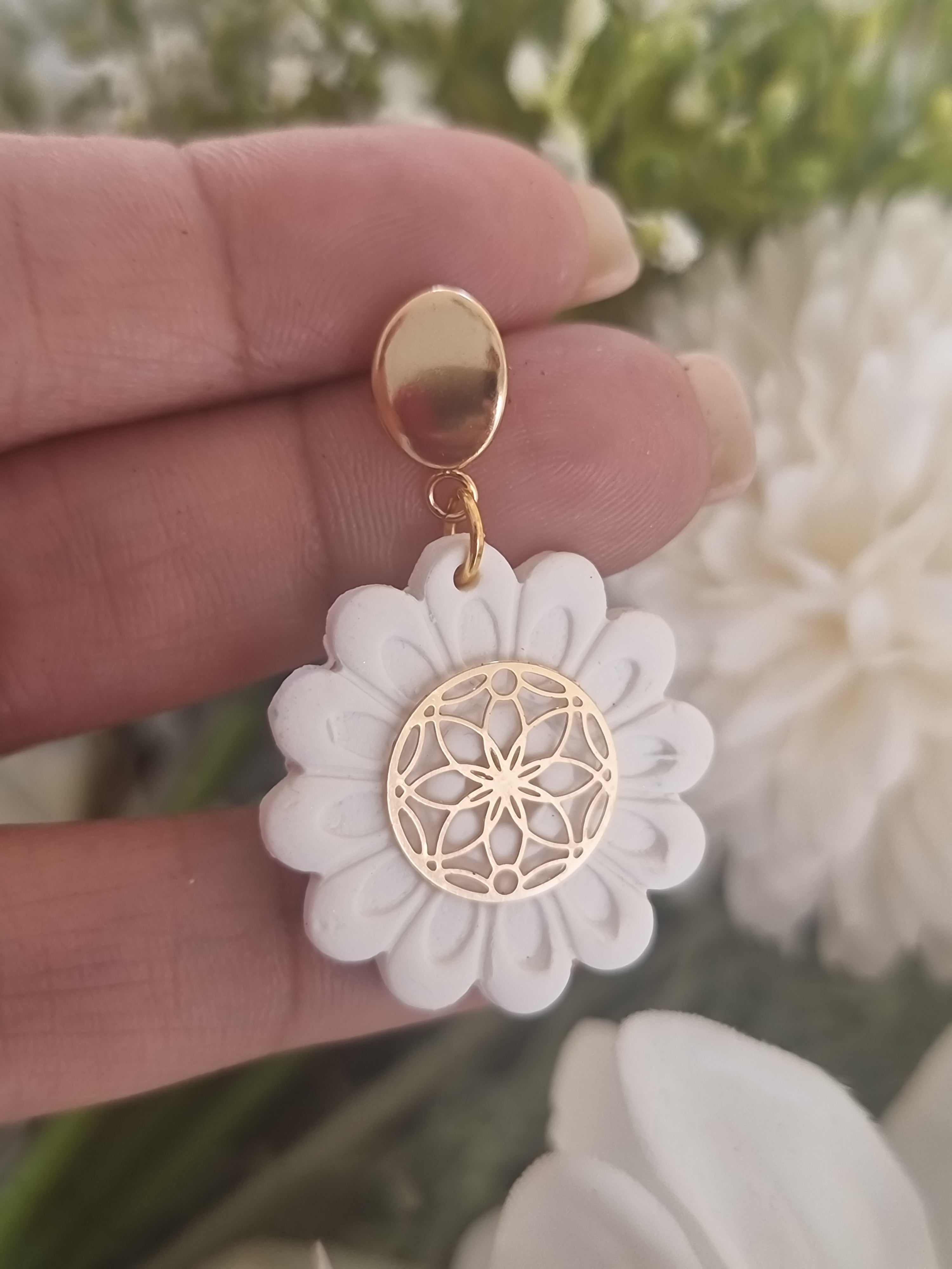Golden bloom Dangles