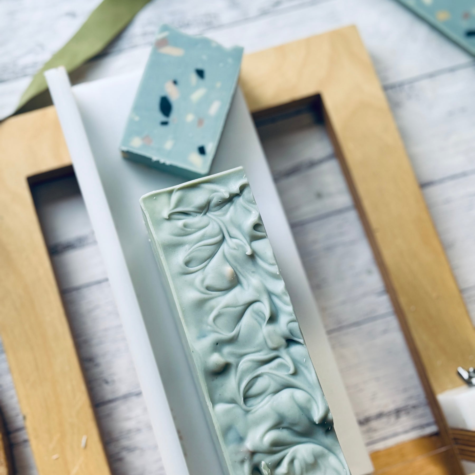Handcrafted Natural Soap | Terrazzo Blue