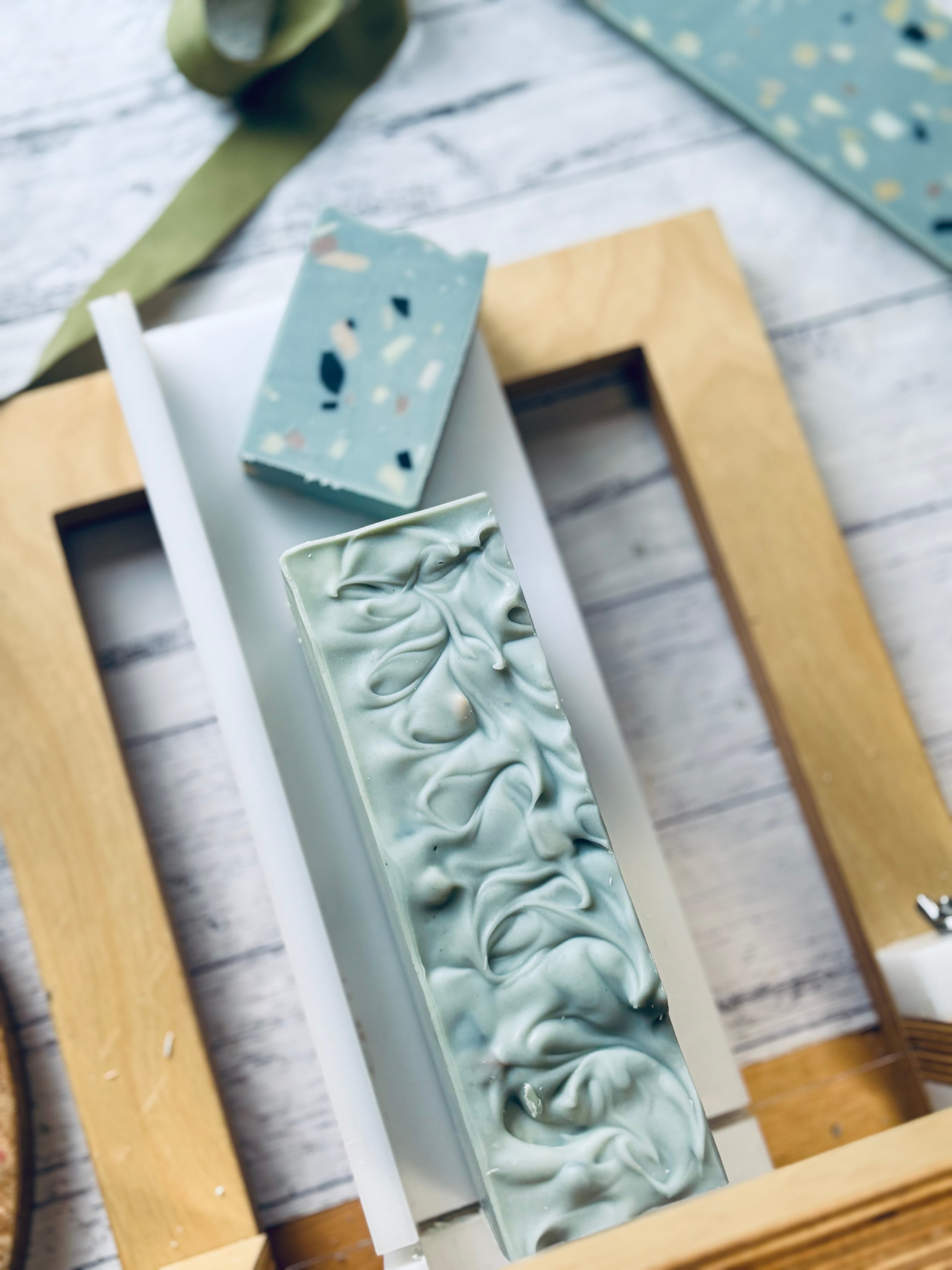 Handcrafted Natural Soap | Terrazzo Blue