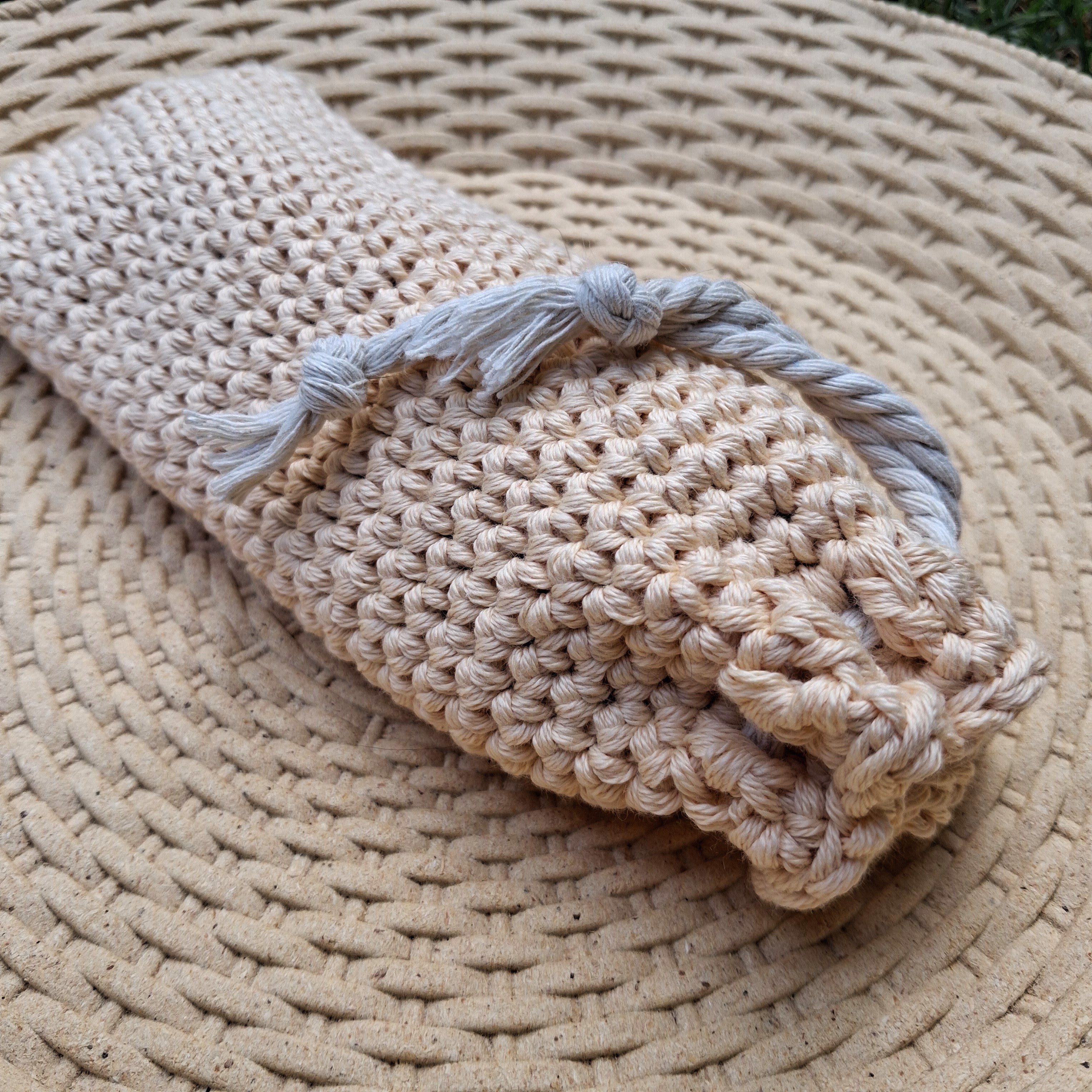 Handmade Crochet Glasses Case - 100% Cotton