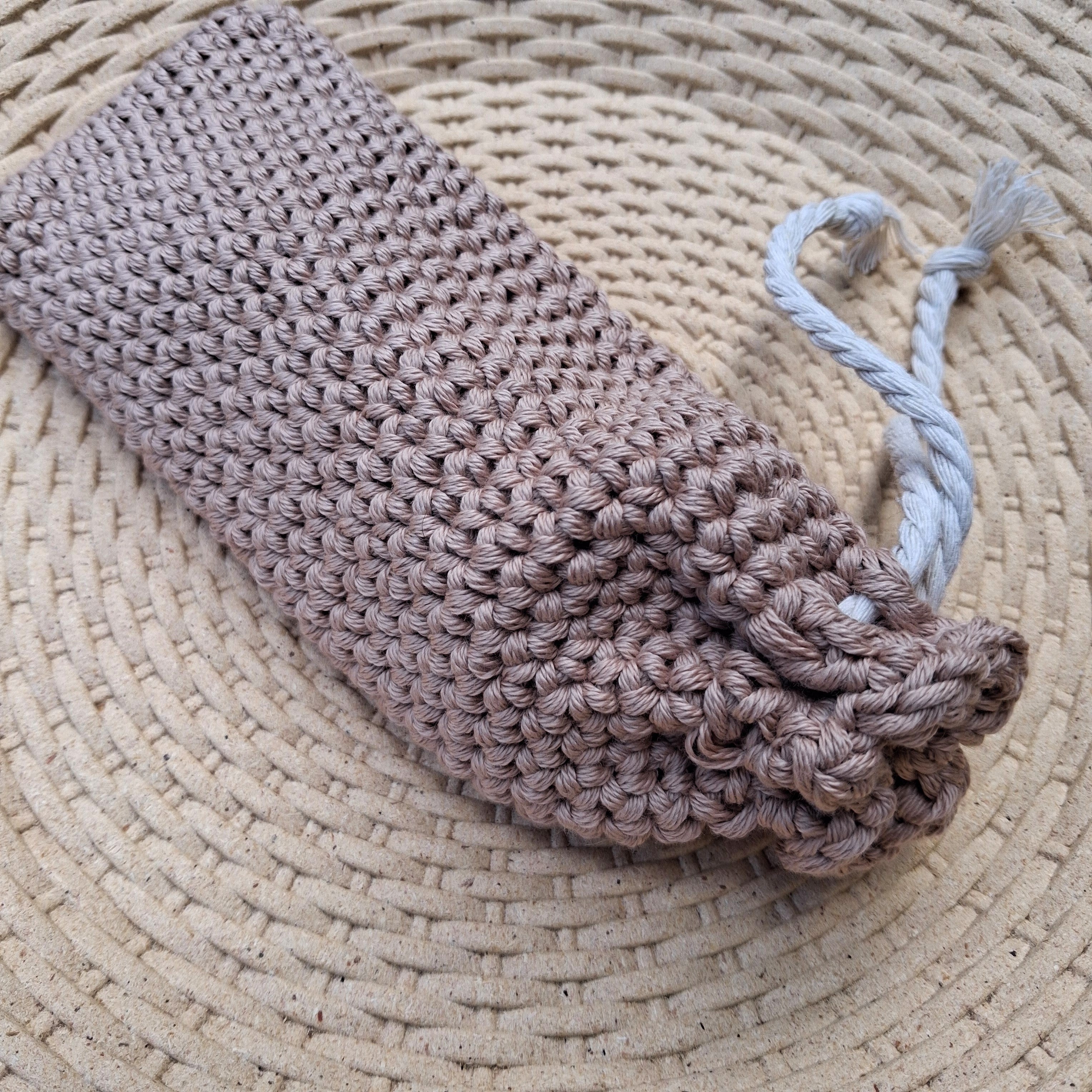 Handmade Crochet Glasses Case - 100% Cotton