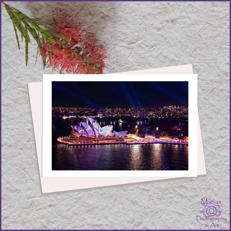 Blank Greeting Card - Vivid 2025, Sydney series