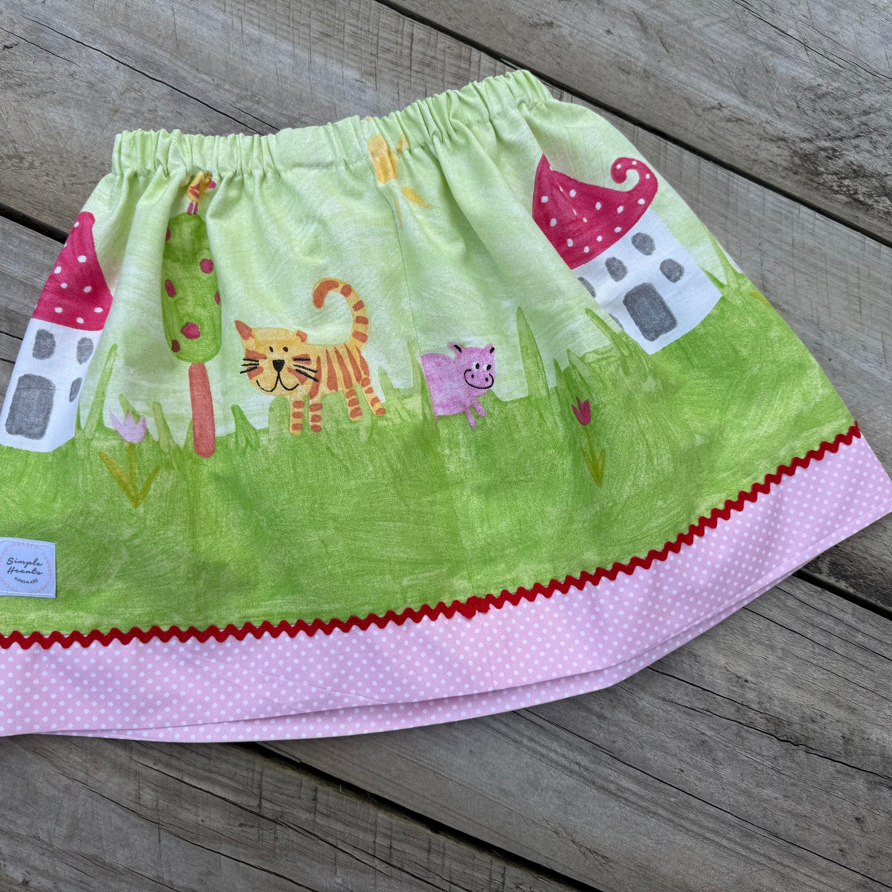 Girls farmyard  skirt ,size 4