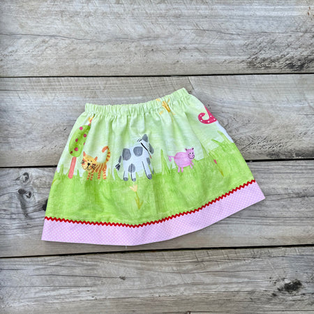 Girls farmyard  skirt ,size 4