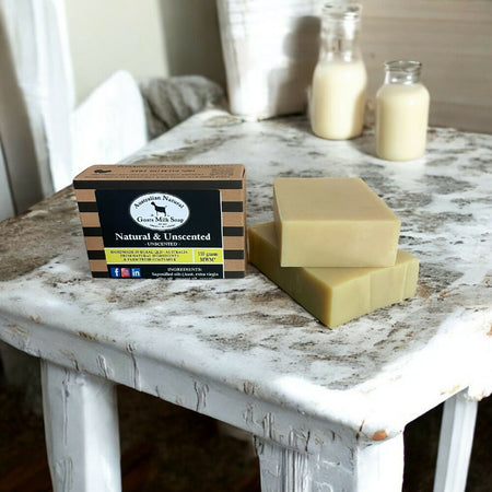 Australian Natural Goats Milk Soap - Natural & Unscented