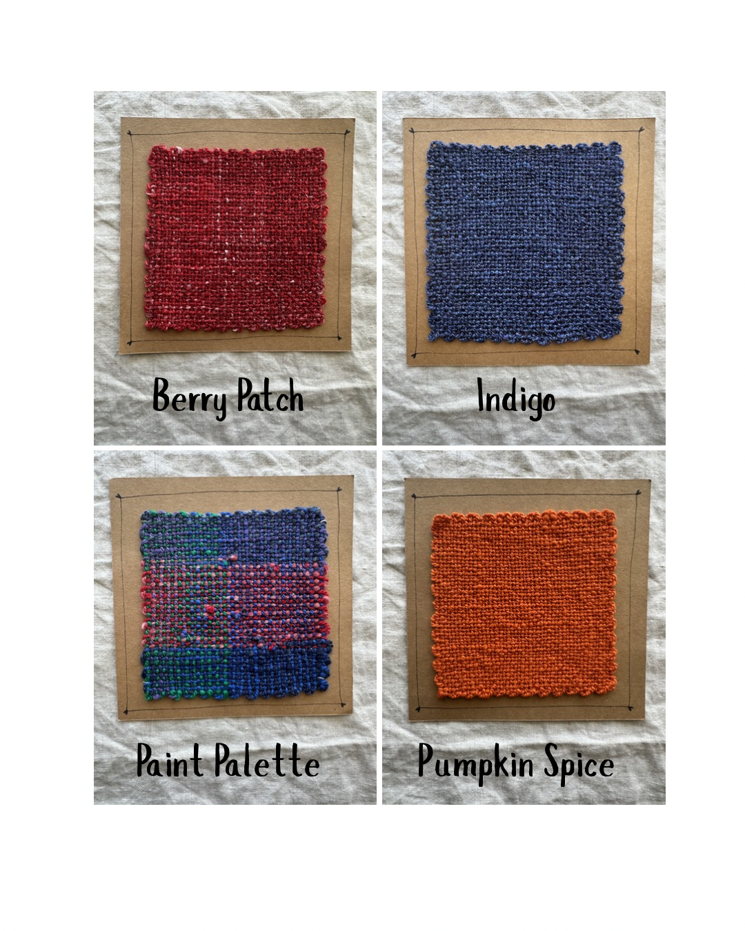 Handspun Natural Fibre Woven Candle Mat