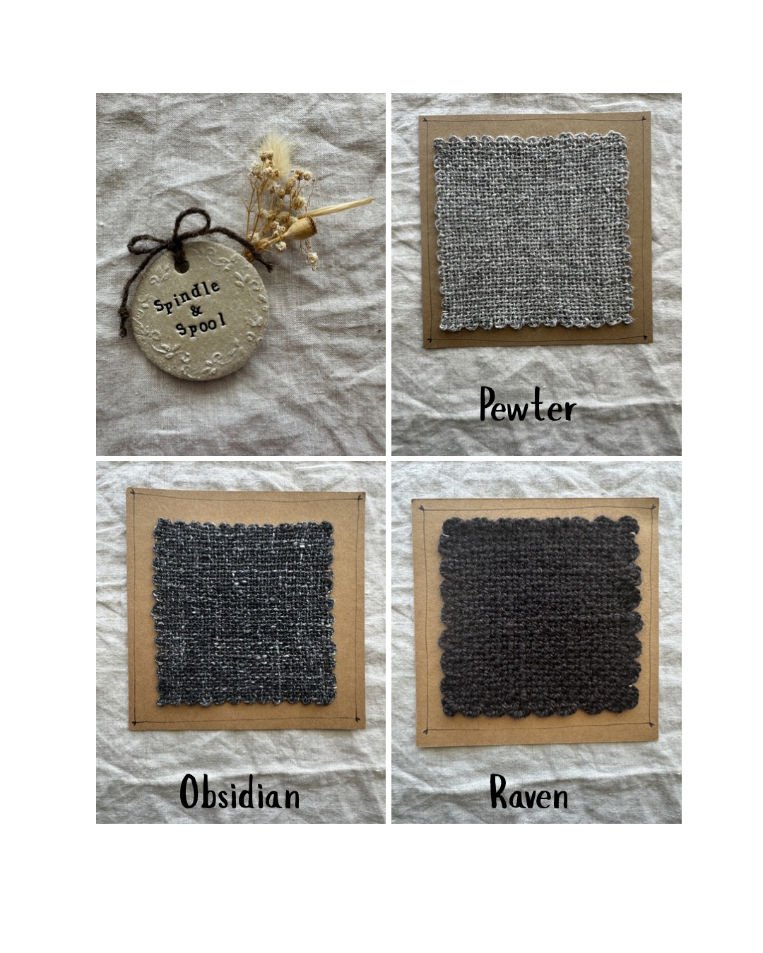 Handspun Natural Fibre Woven Candle Mat