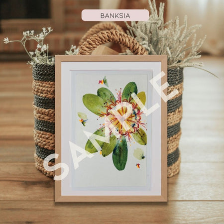 (Special Commission) Banksia Watercolour Painting | A4 | Free Shipping