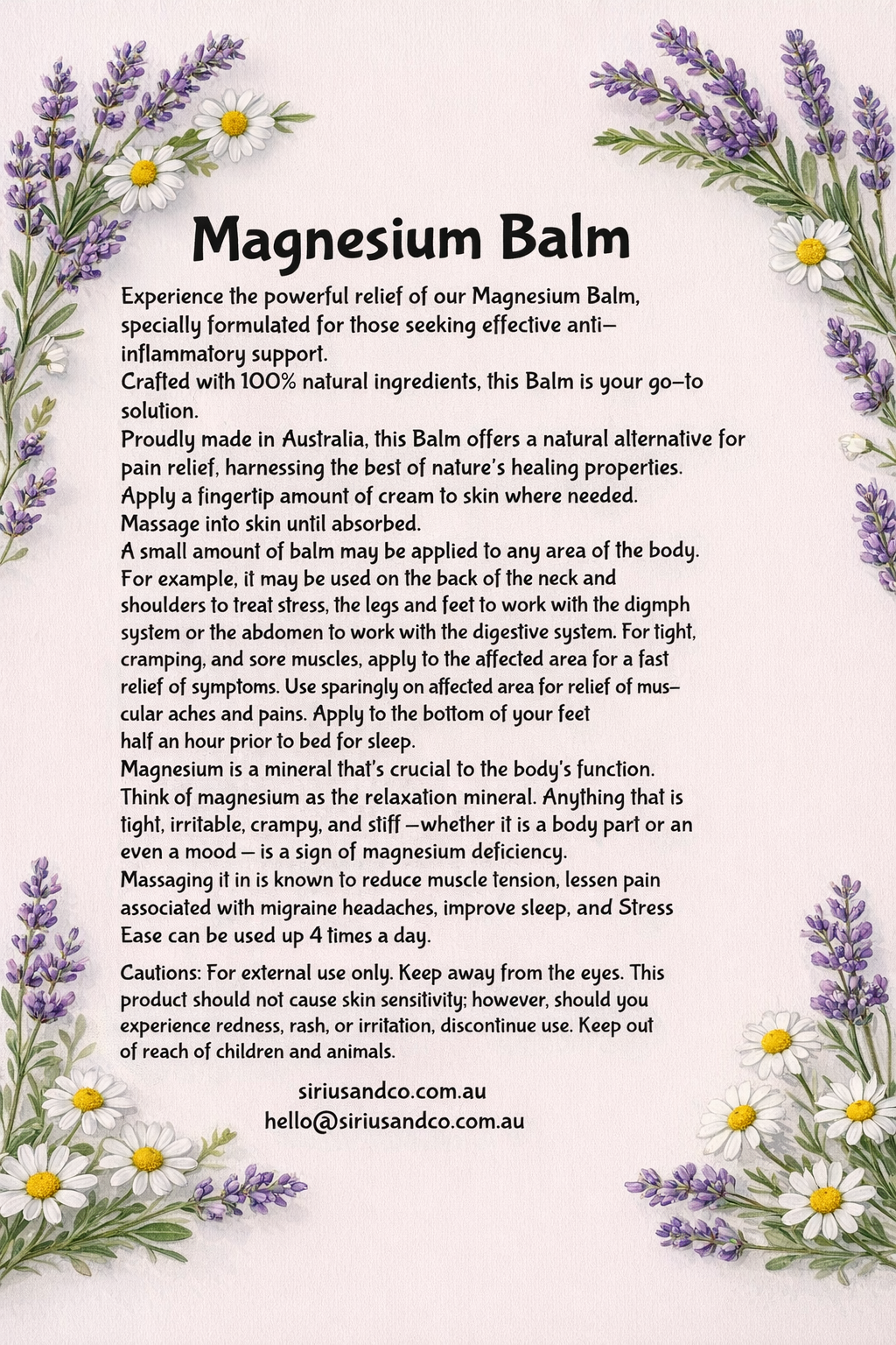 Magnesium Balm 100g