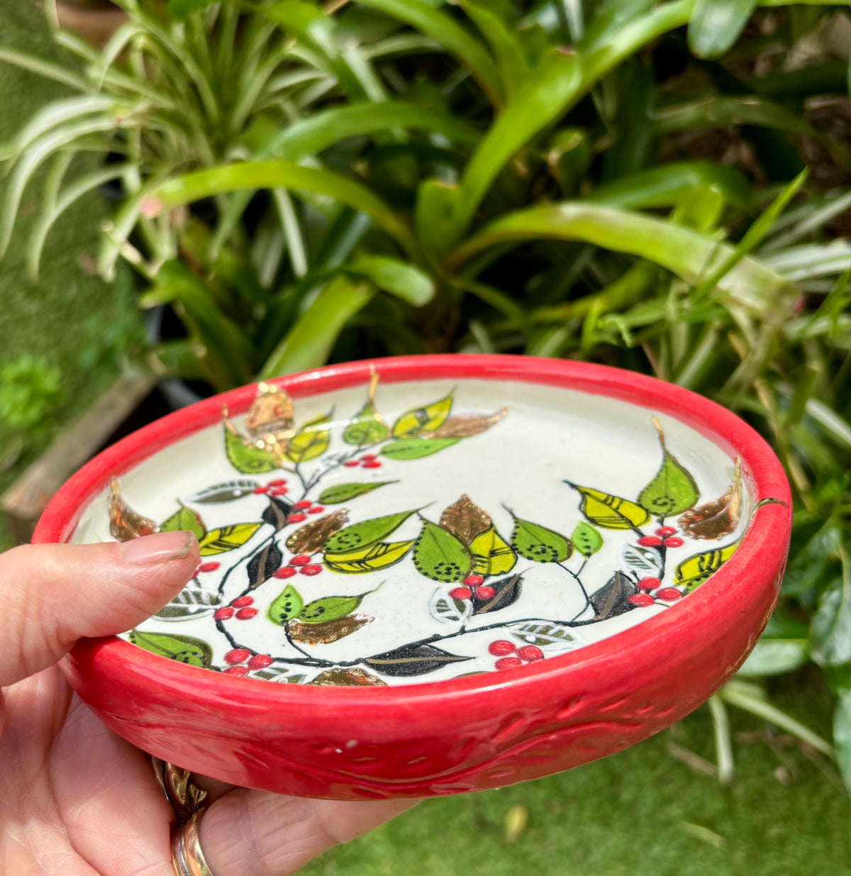 Christmas festive plates