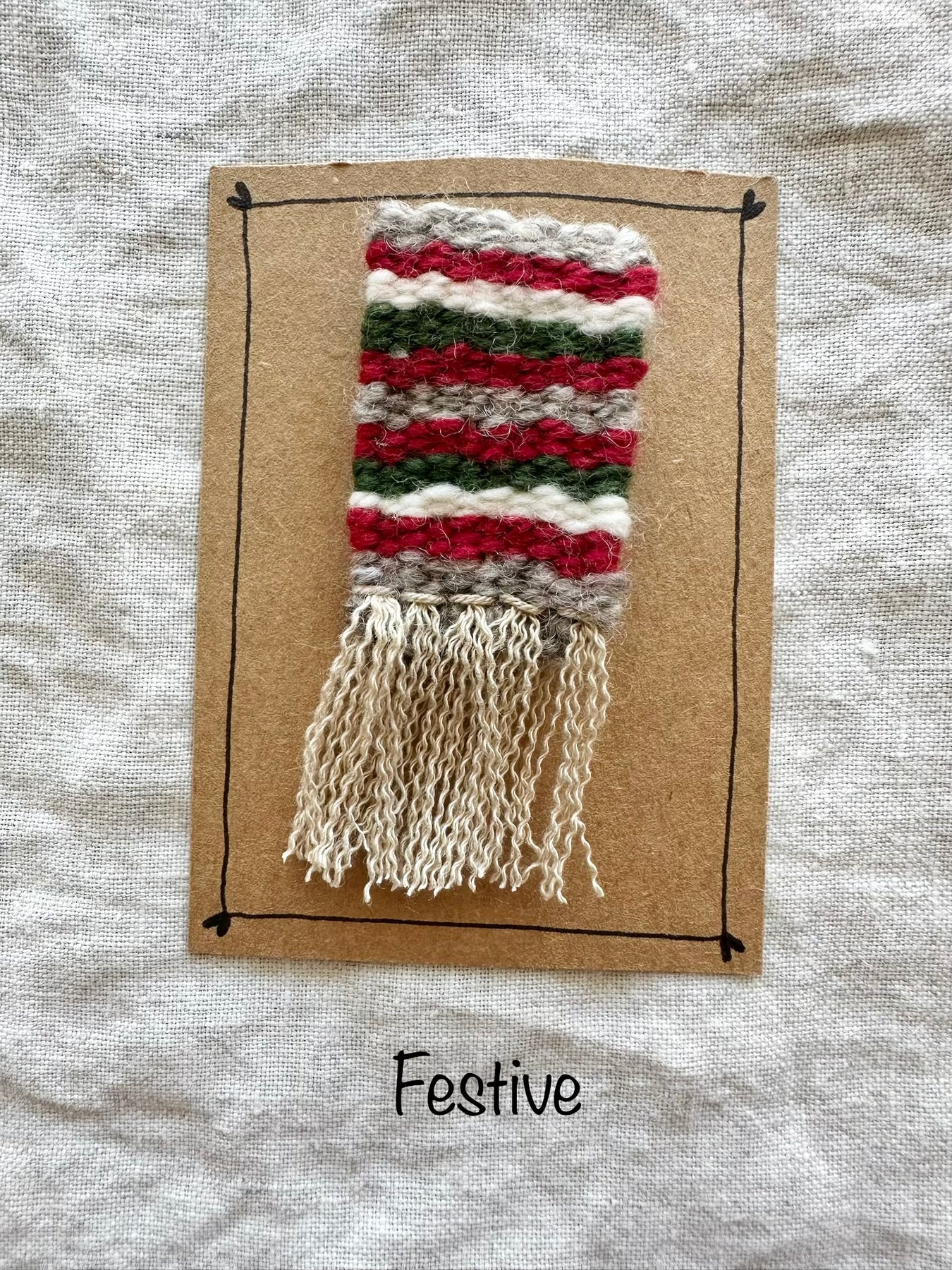 Christmas in July Collection - Cowl, Headband & Brooch