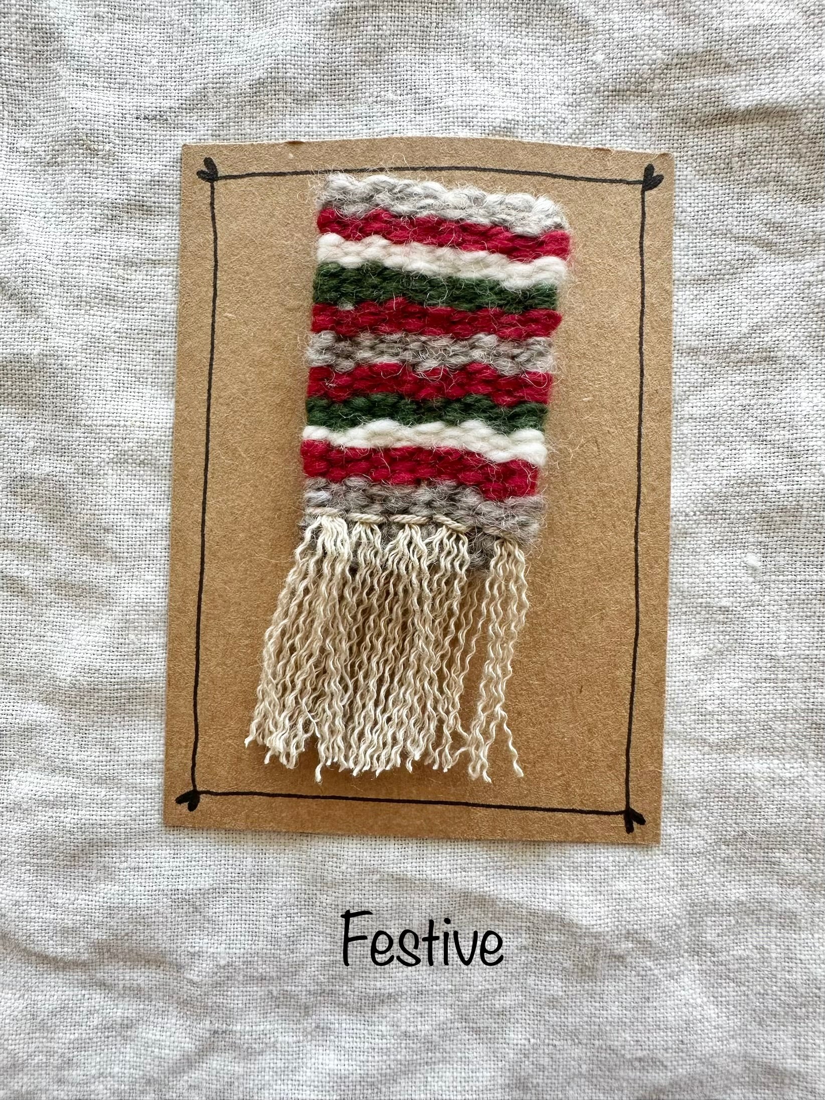 Christmas in July Collection - Cowl, Headband & Brooch