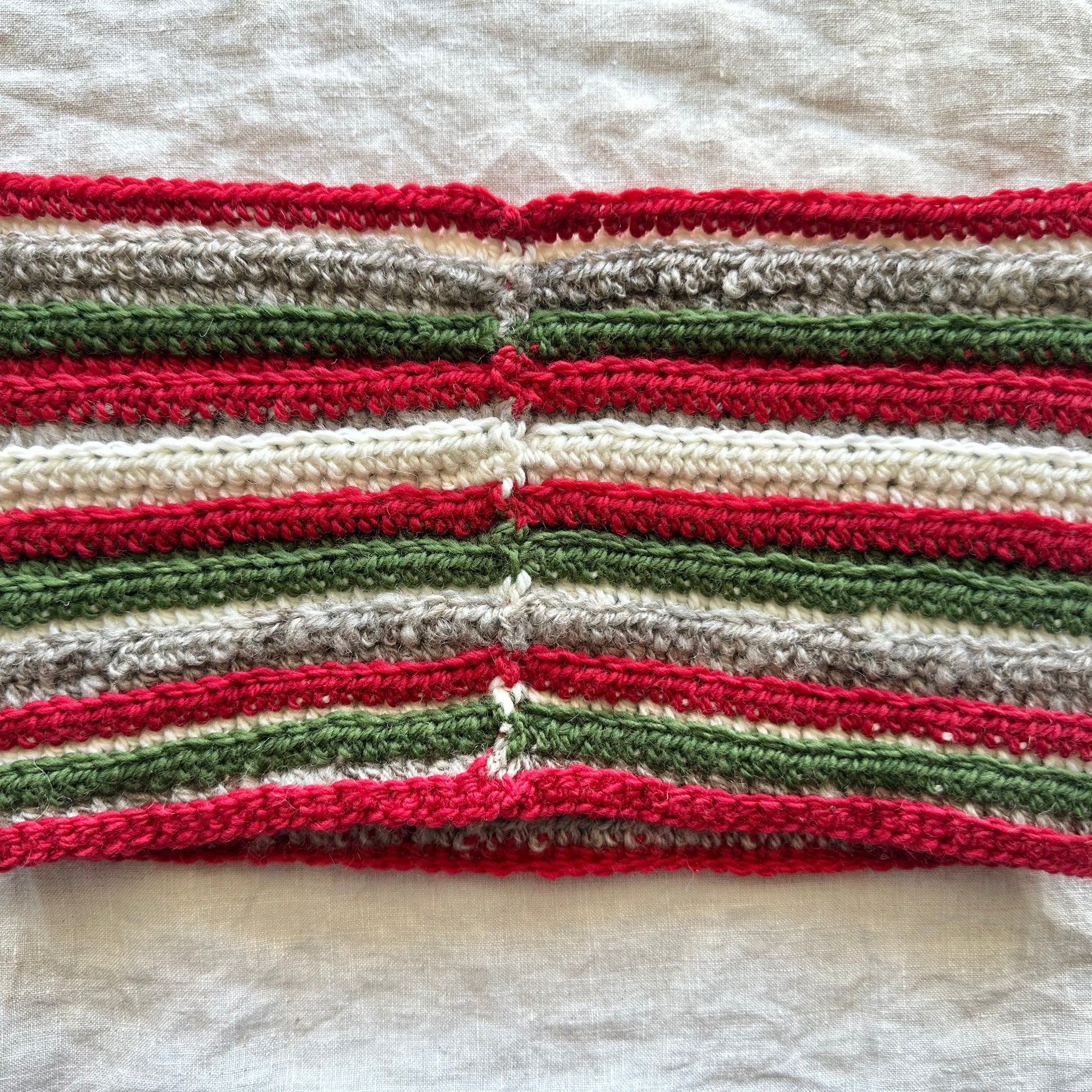 Christmas in July Collection - Cowl, Headband & Brooch