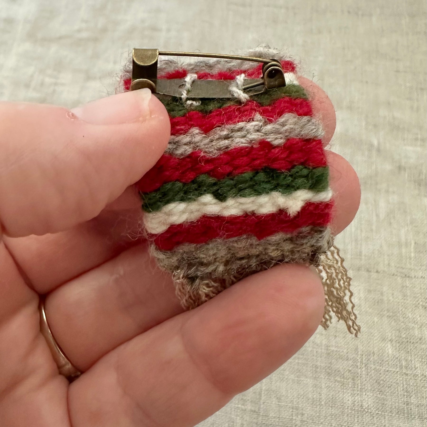 Christmas in July Collection - Cowl, Headband & Brooch