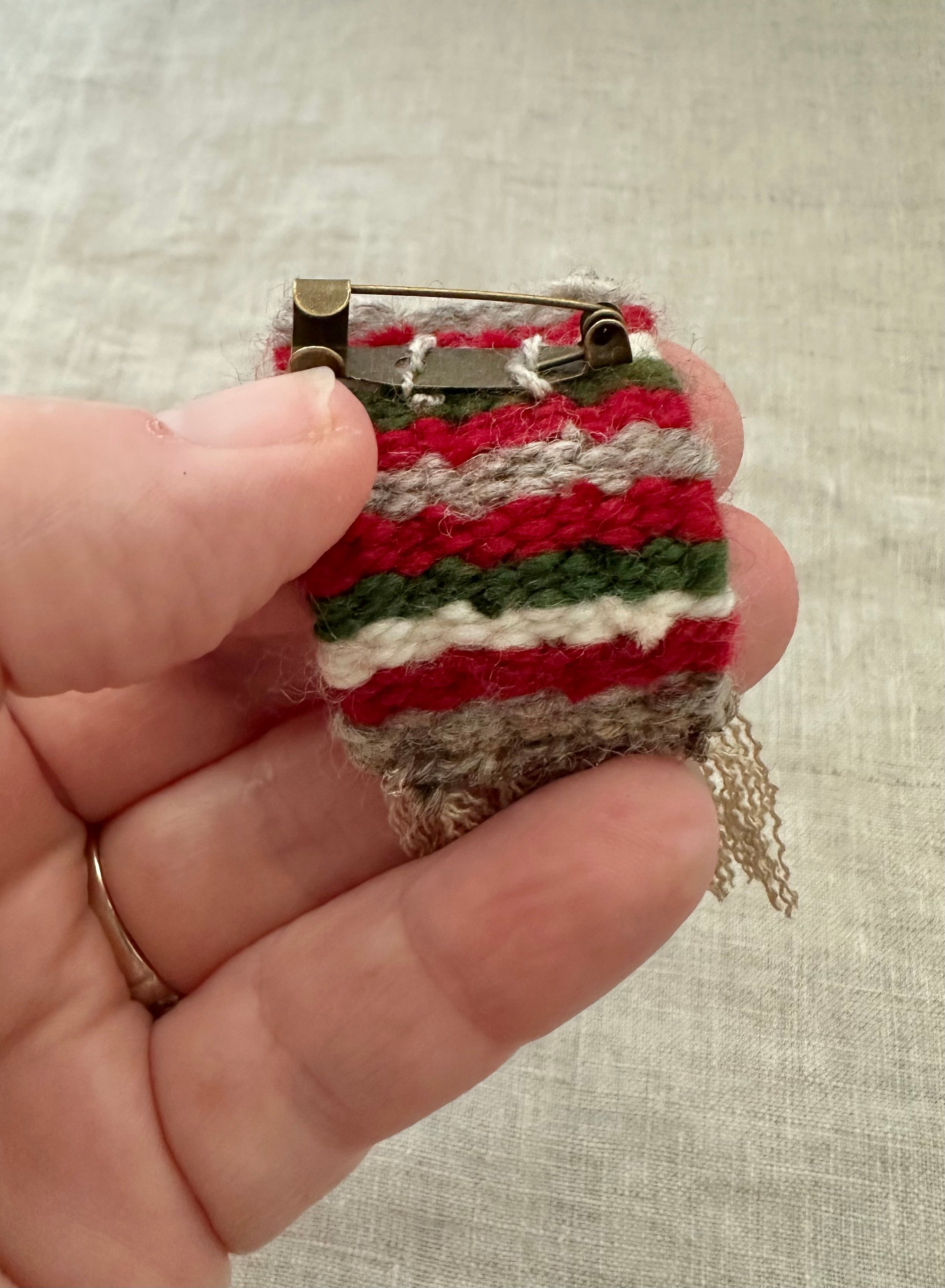 Christmas in July Collection - Cowl, Headband & Brooch