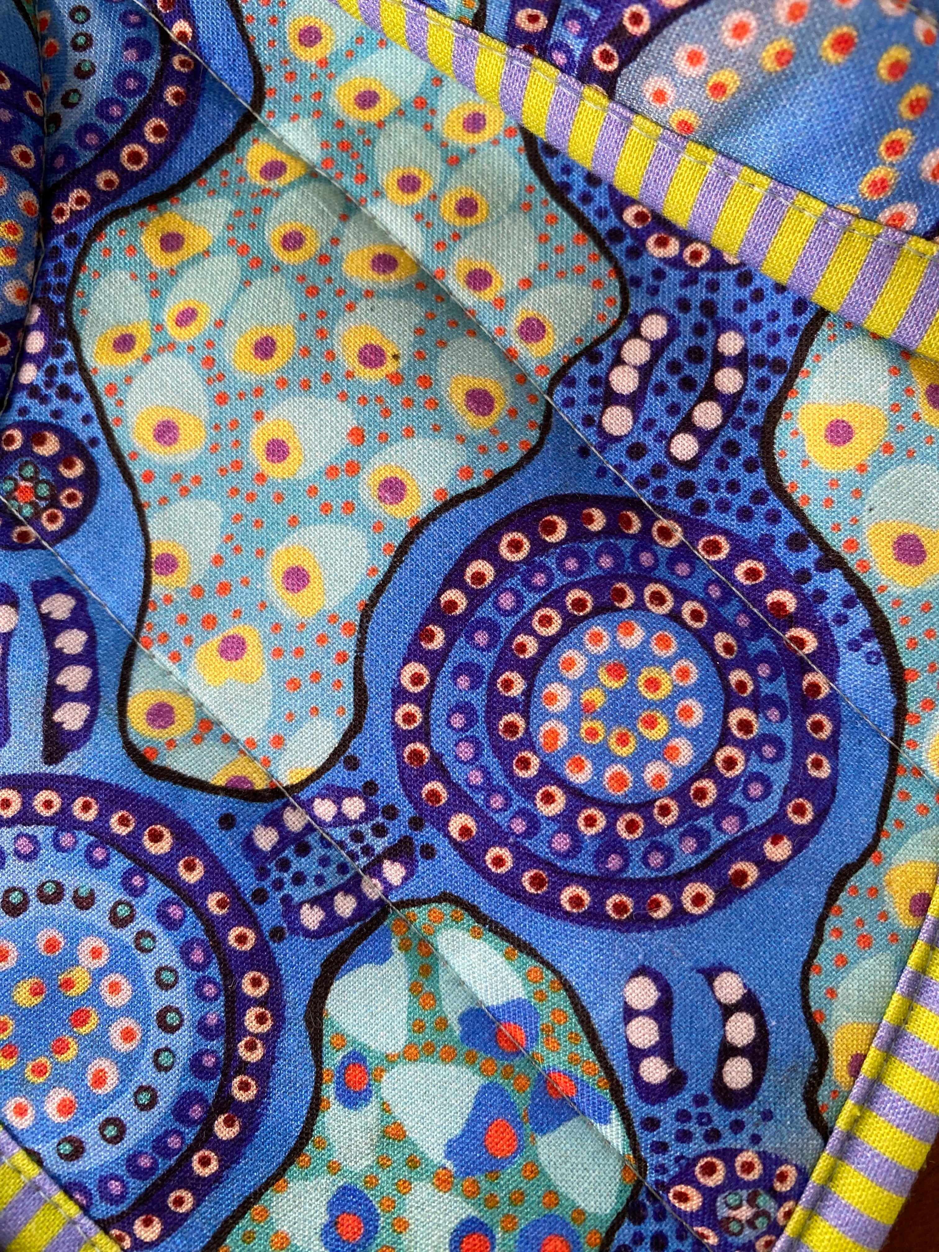 Casserole Carrier Round Water Dreaming