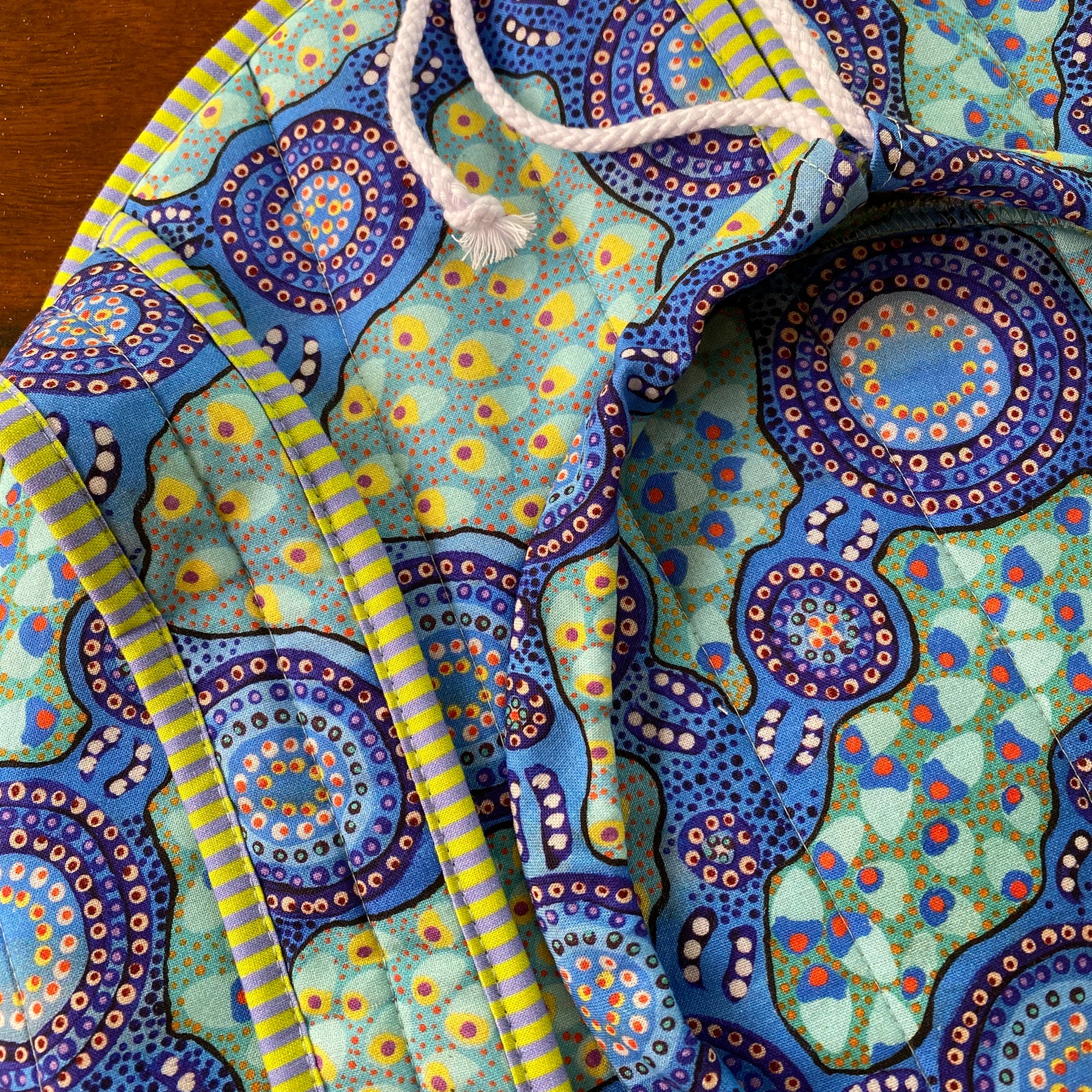 Casserole Carrier Round Water Dreaming