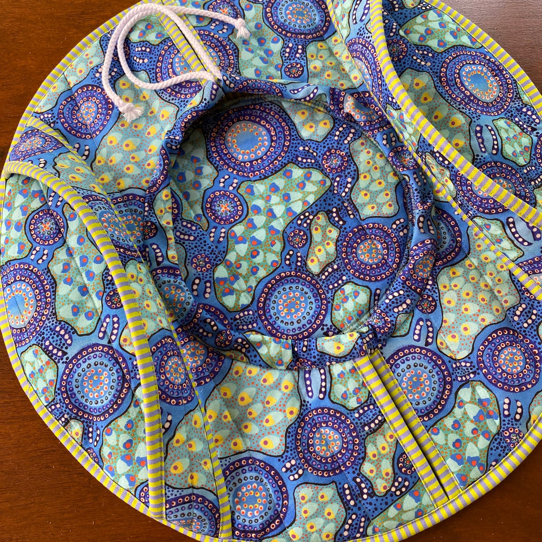 Casserole Carrier Round Water Dreaming