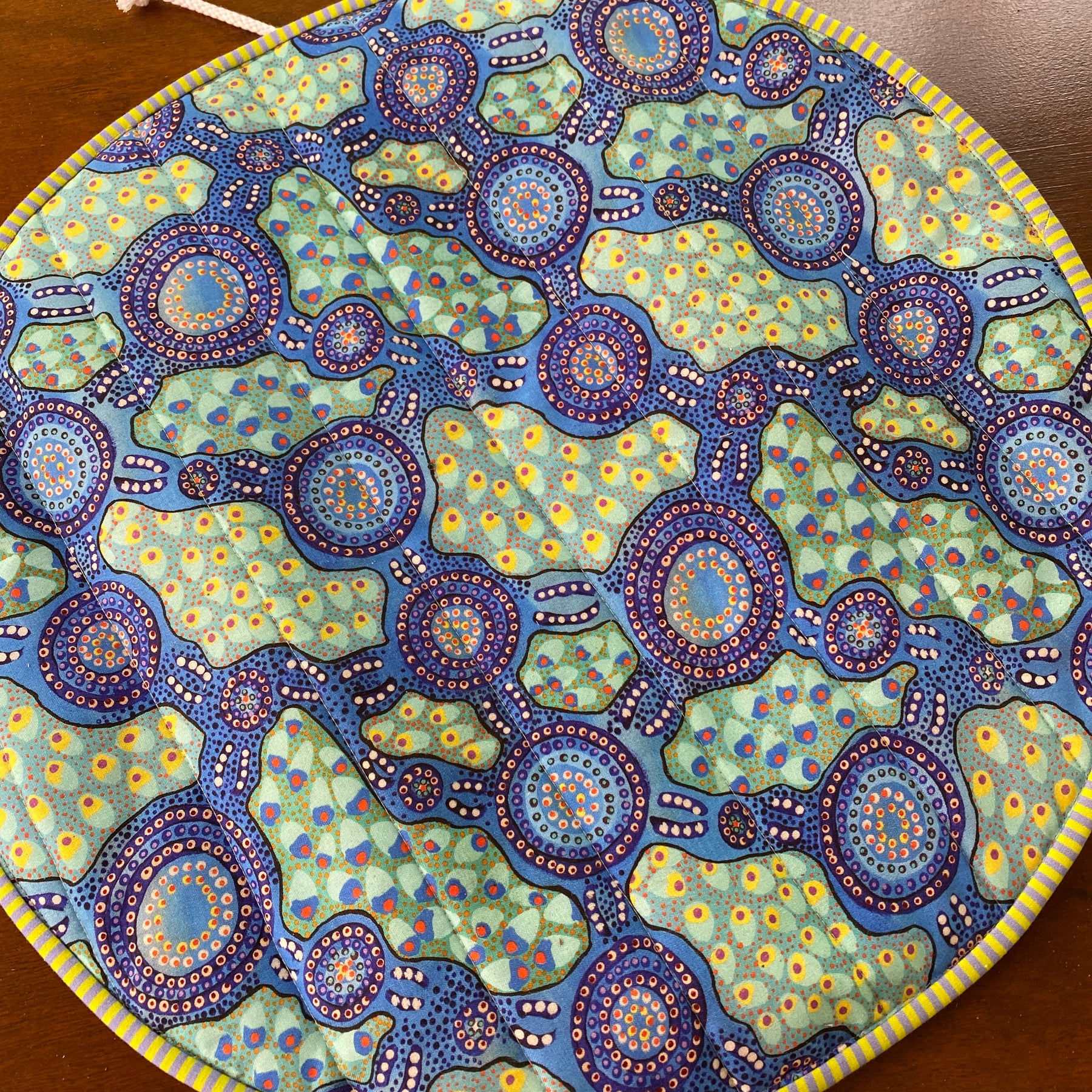 Casserole Carrier Round Water Dreaming