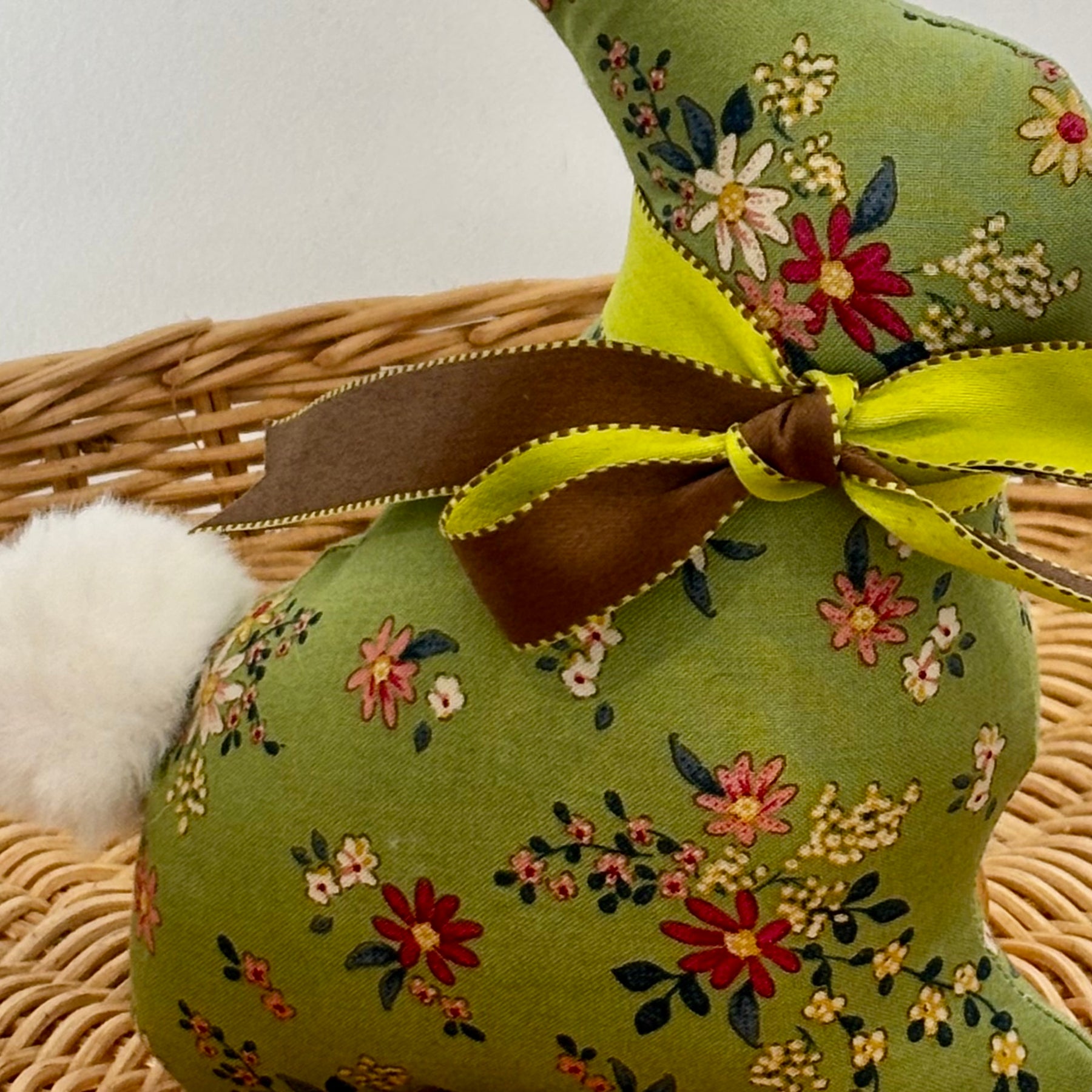 Limited Edition Handmade Fabric Bunny – Decorative Keepsake Bunny