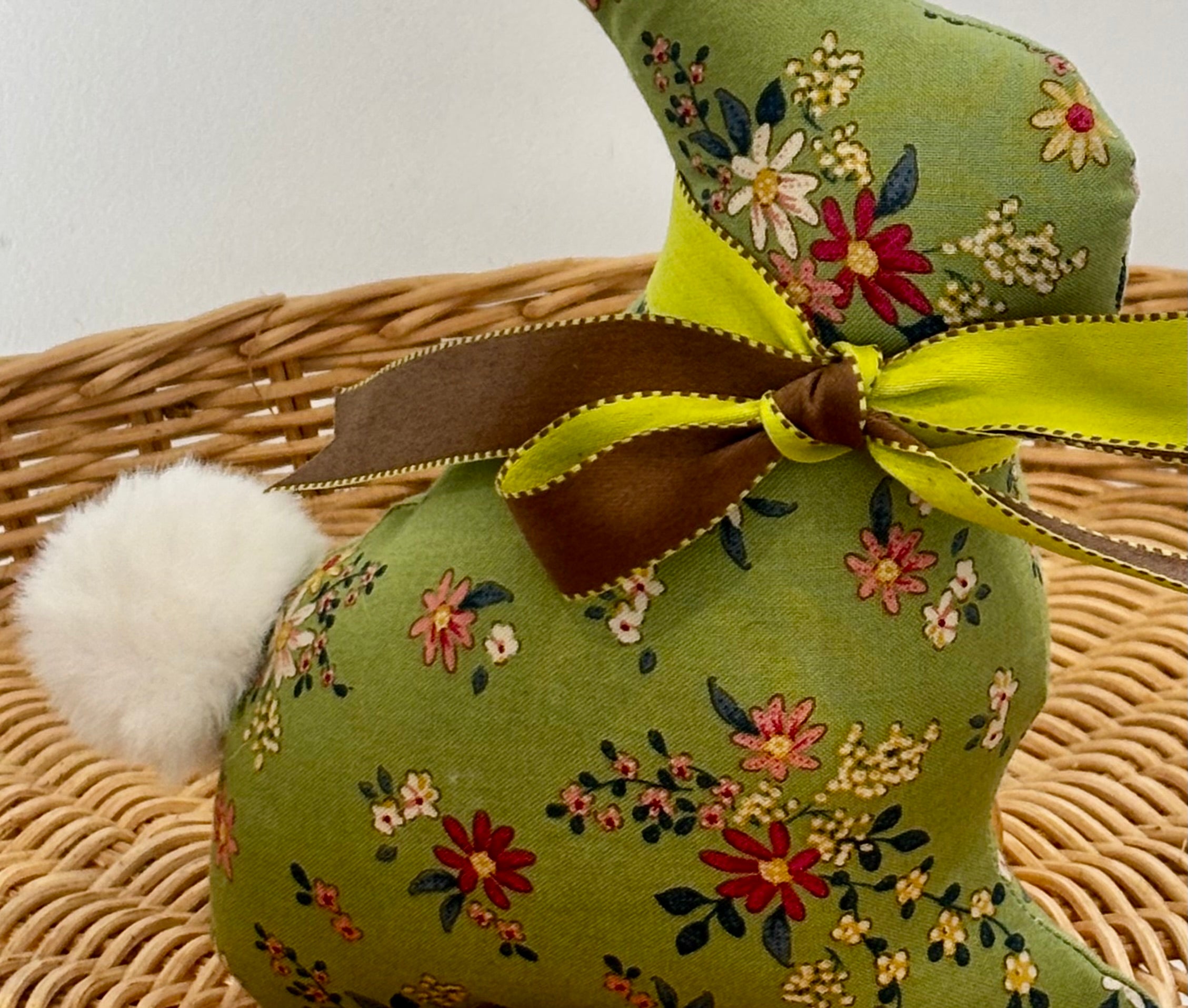 Limited Edition Handmade Fabric Bunny – Decorative Keepsake Bunny