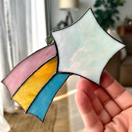 Shooting Star suncatcher - Rainbow