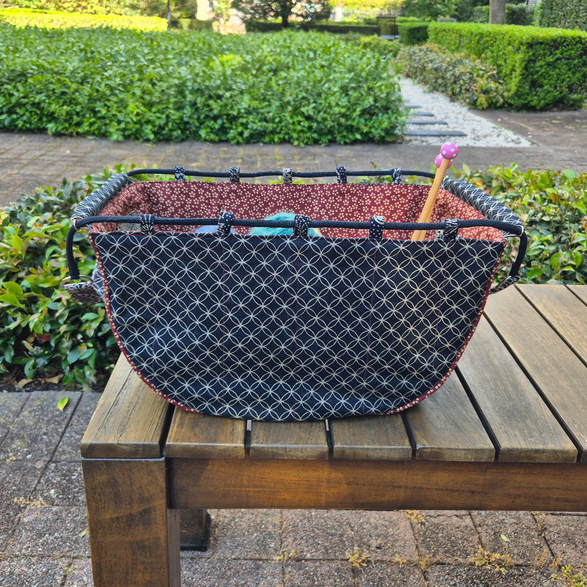 Large Knitting Project Bag – Convertible Shoulder Bag