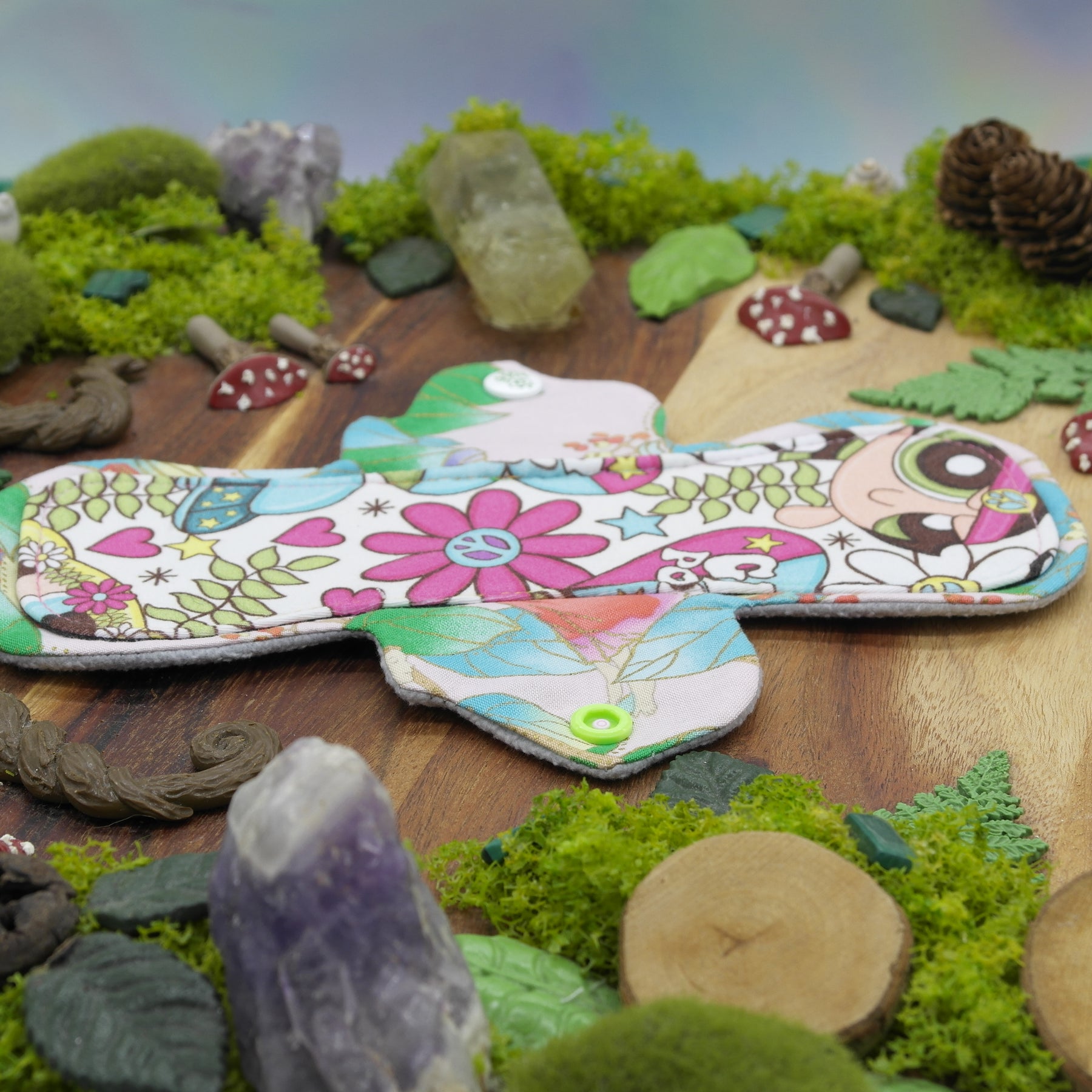 Eco-friendly reusable cloth pad 8" Moderate - Baddie