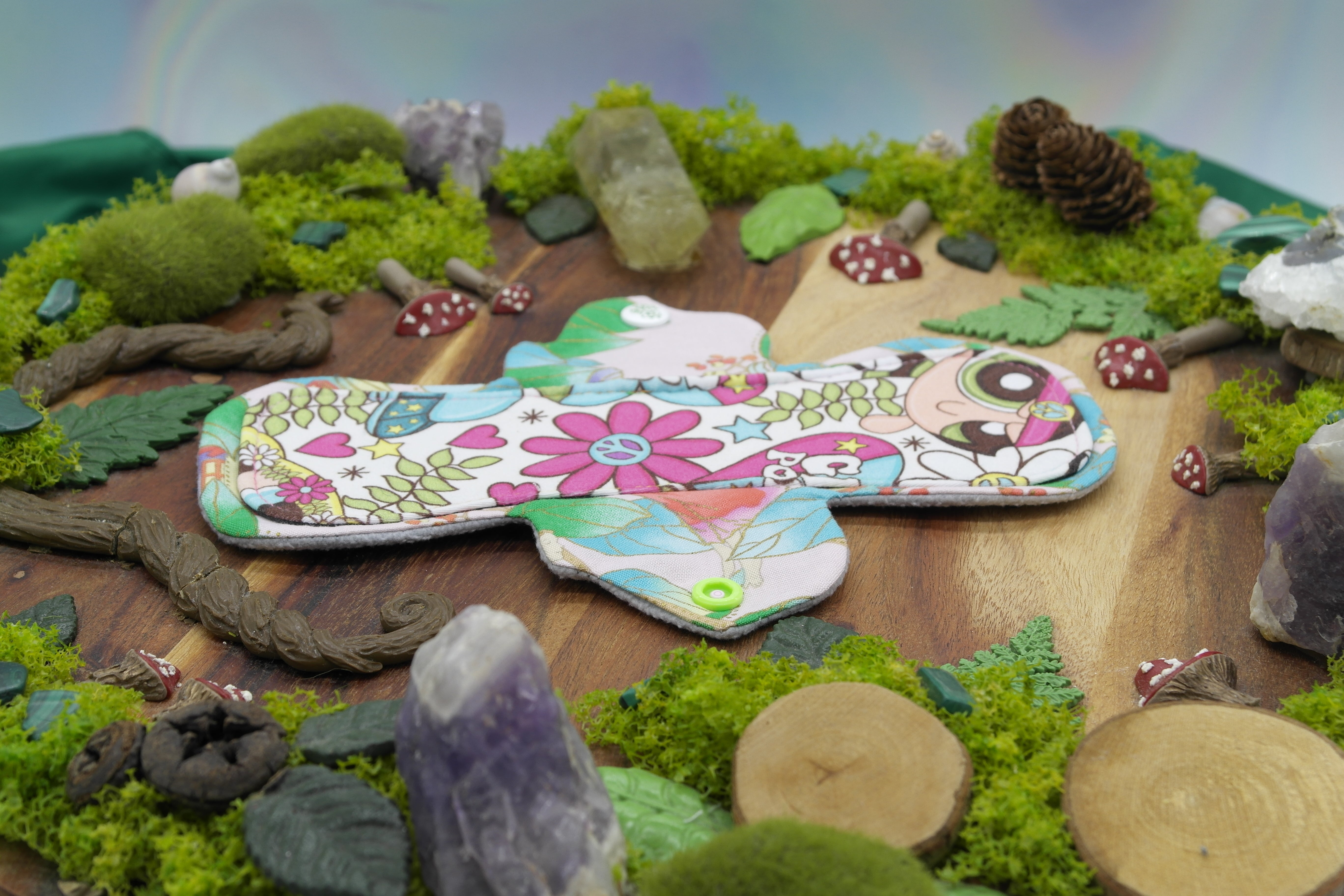 Eco-friendly reusable cloth pad 8" Moderate - Baddie