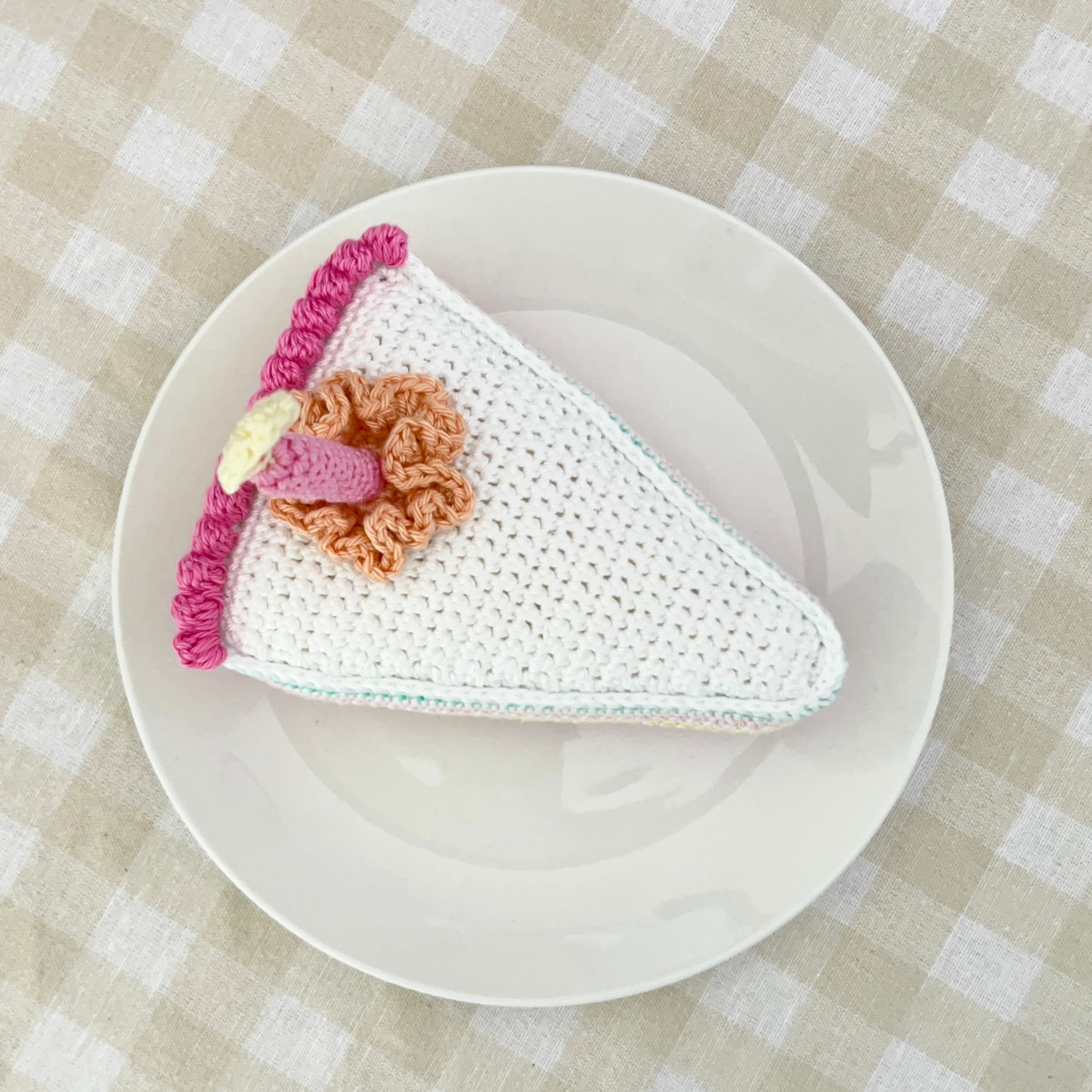 Crochet Cake Slice | Aussie Bakery Collection | Various Flavours | Pretend Play Food | Made to Order