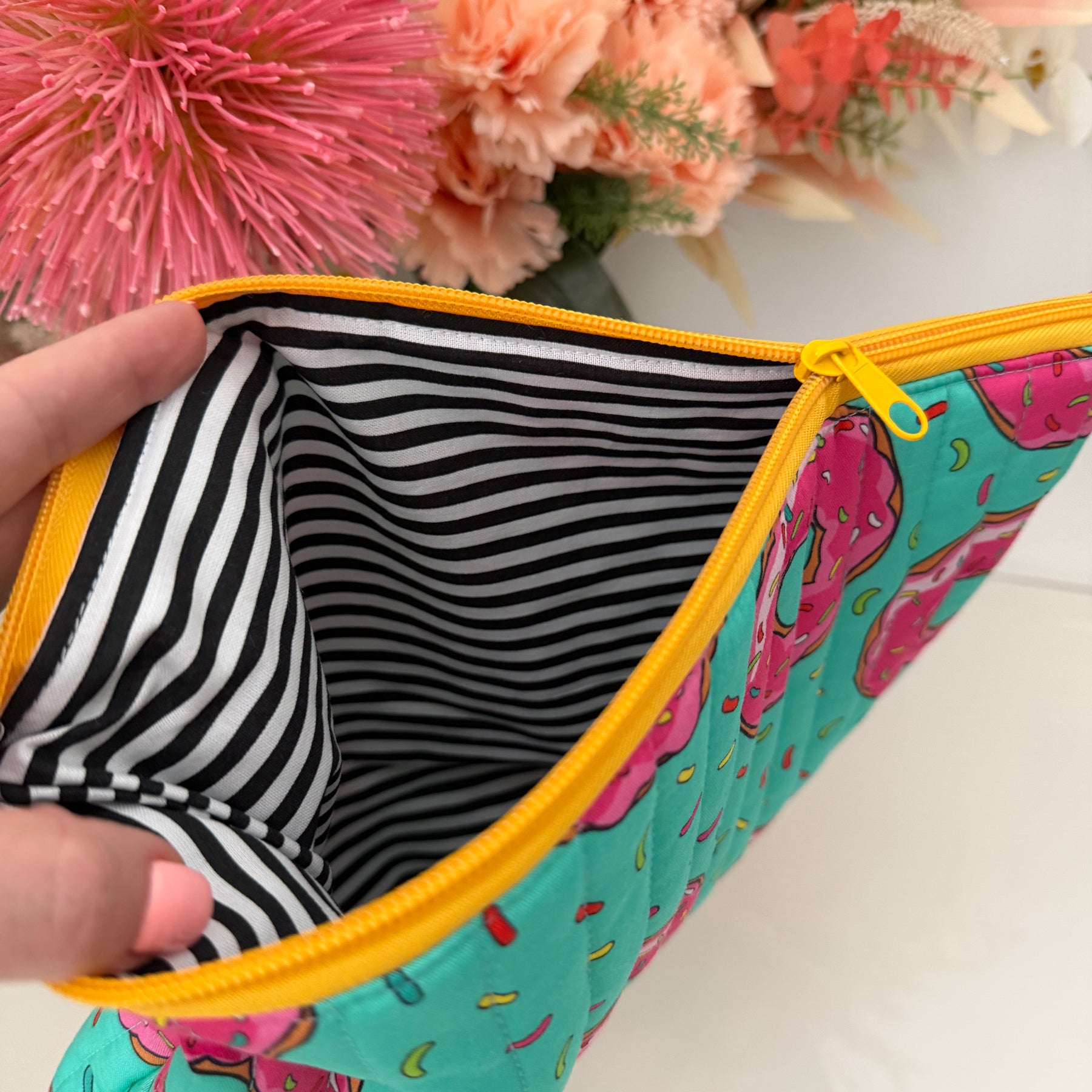 Quilted iPad Zipper Pouch - Various Designs