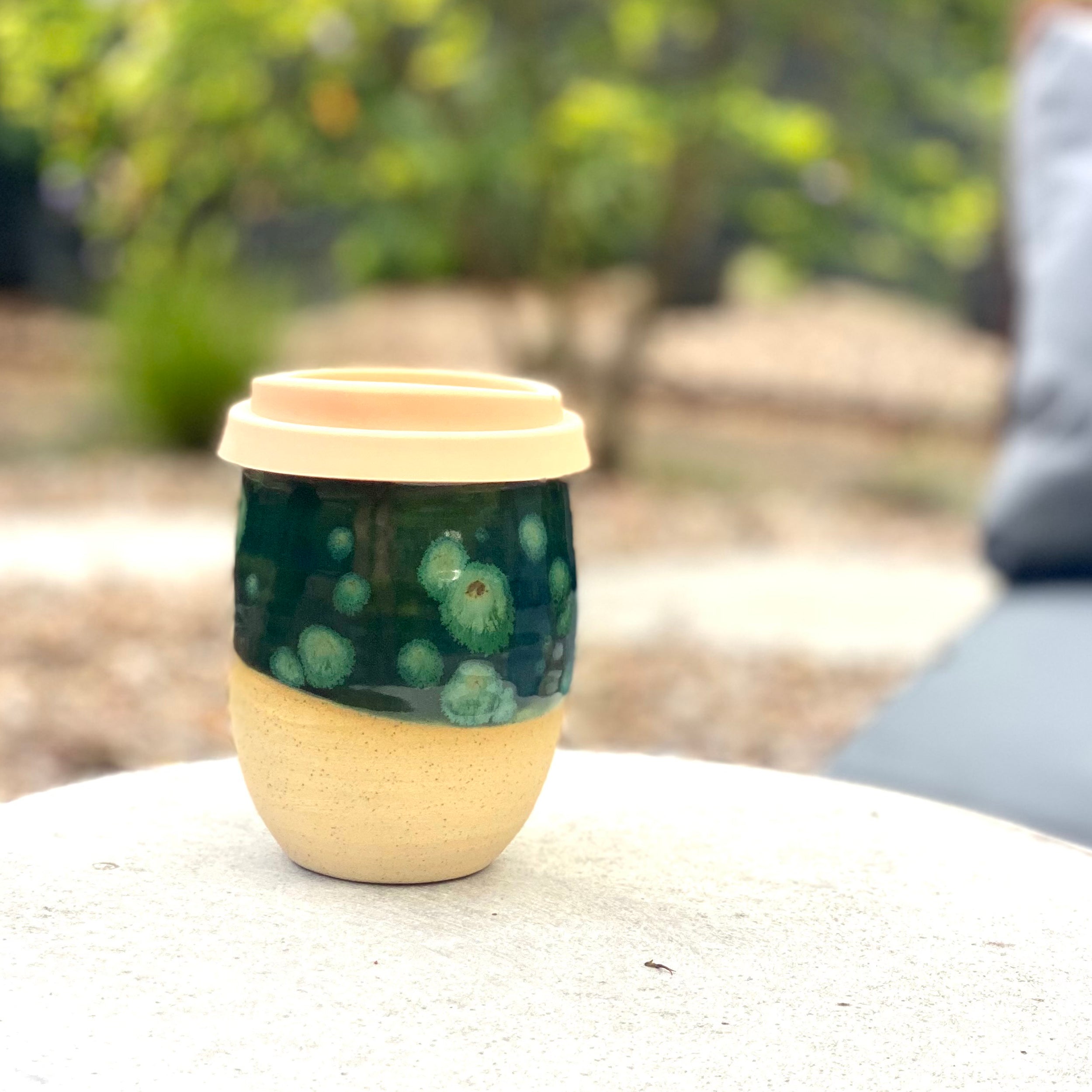 Travel Cup: Jellyfish Bloom | Wheel Thrown Ceramic Cup