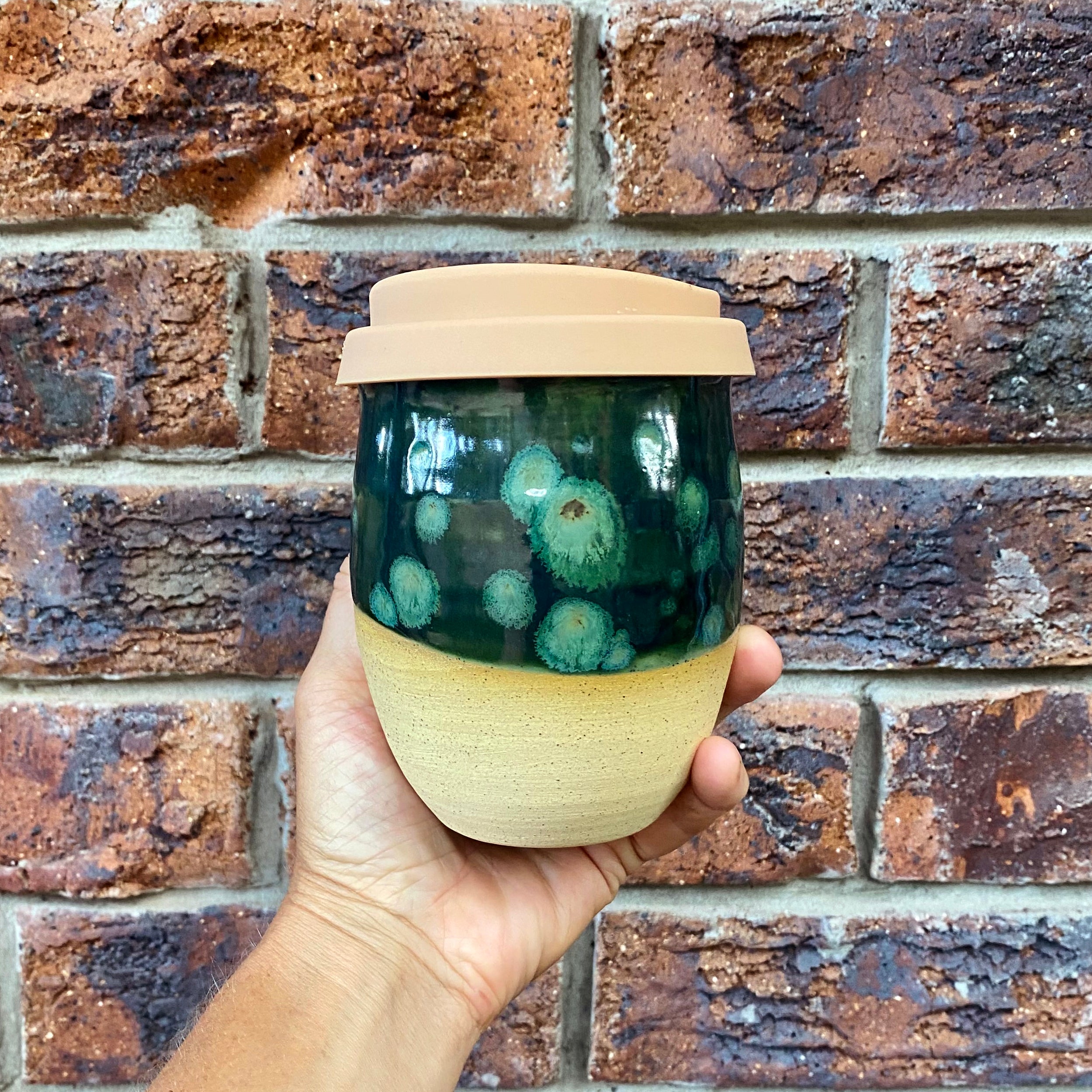 Travel Cup: Jellyfish Bloom | Wheel Thrown Ceramic Cup