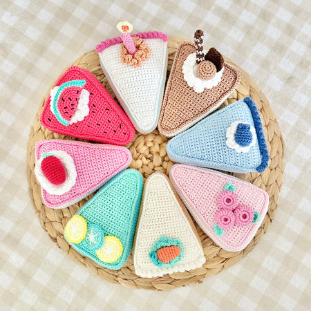 Crochet Cake Slice | Aussie Bakery Collection | Various Flavours | Pretend Play Food | Made to Order